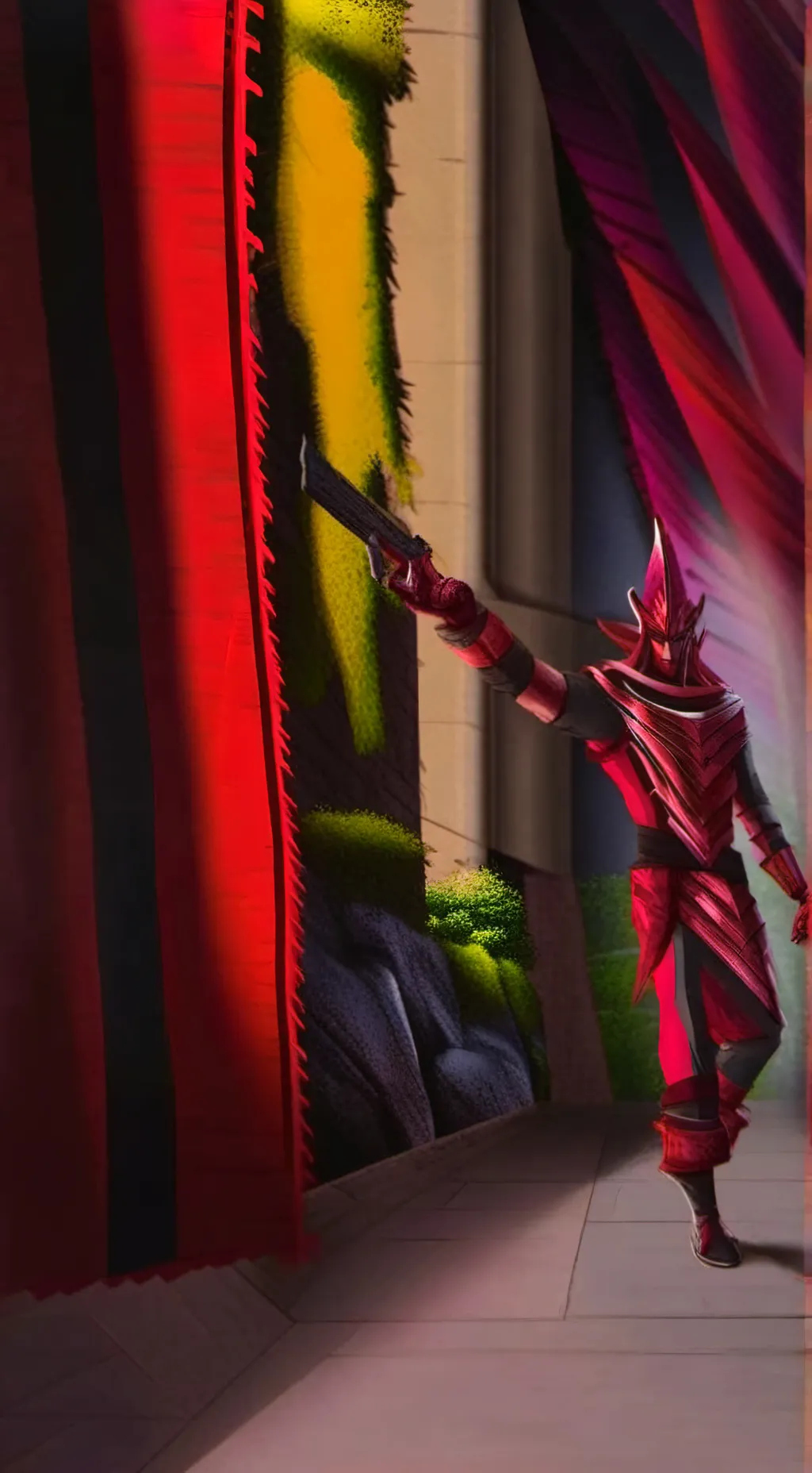 ai character: Igris the Bloodred background