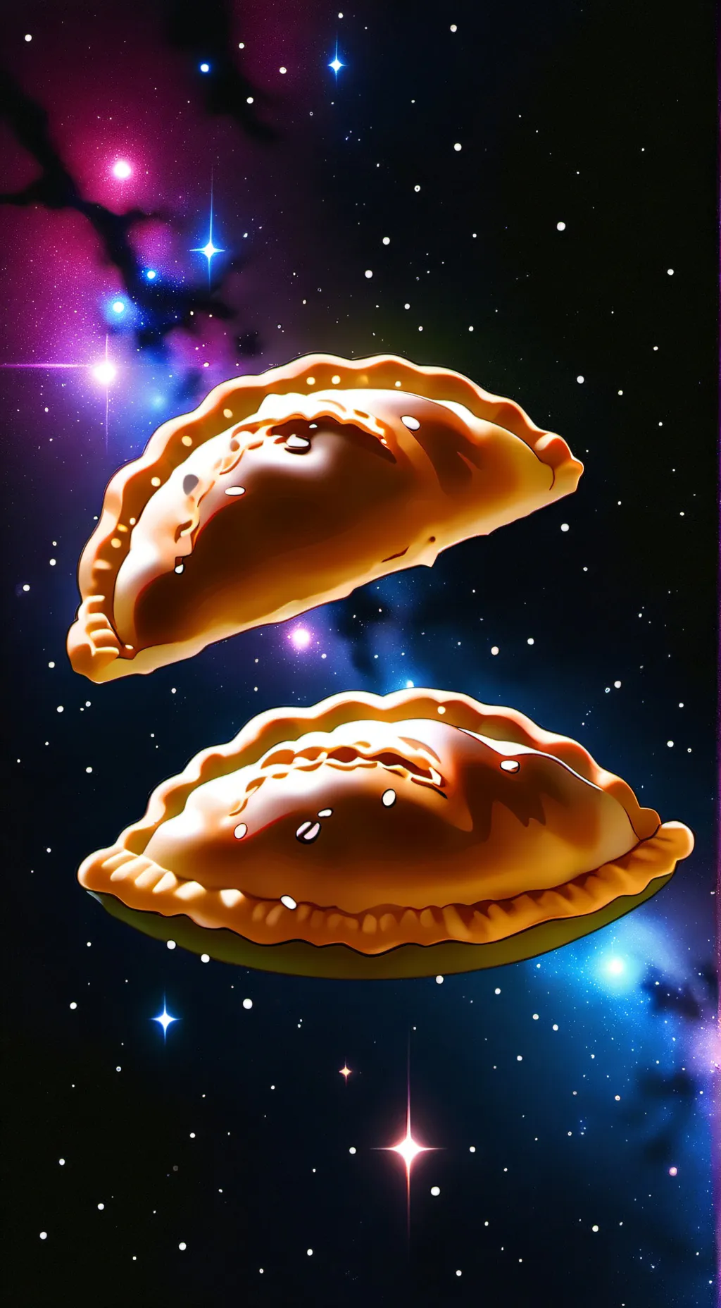 ai character: empanada  background