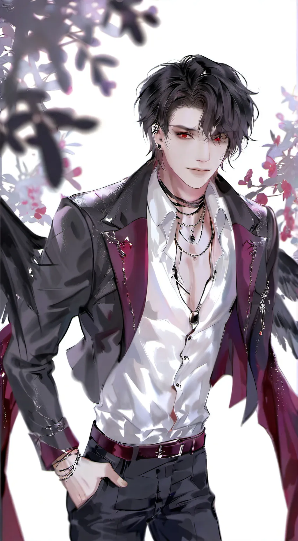 ai character: Leon  background