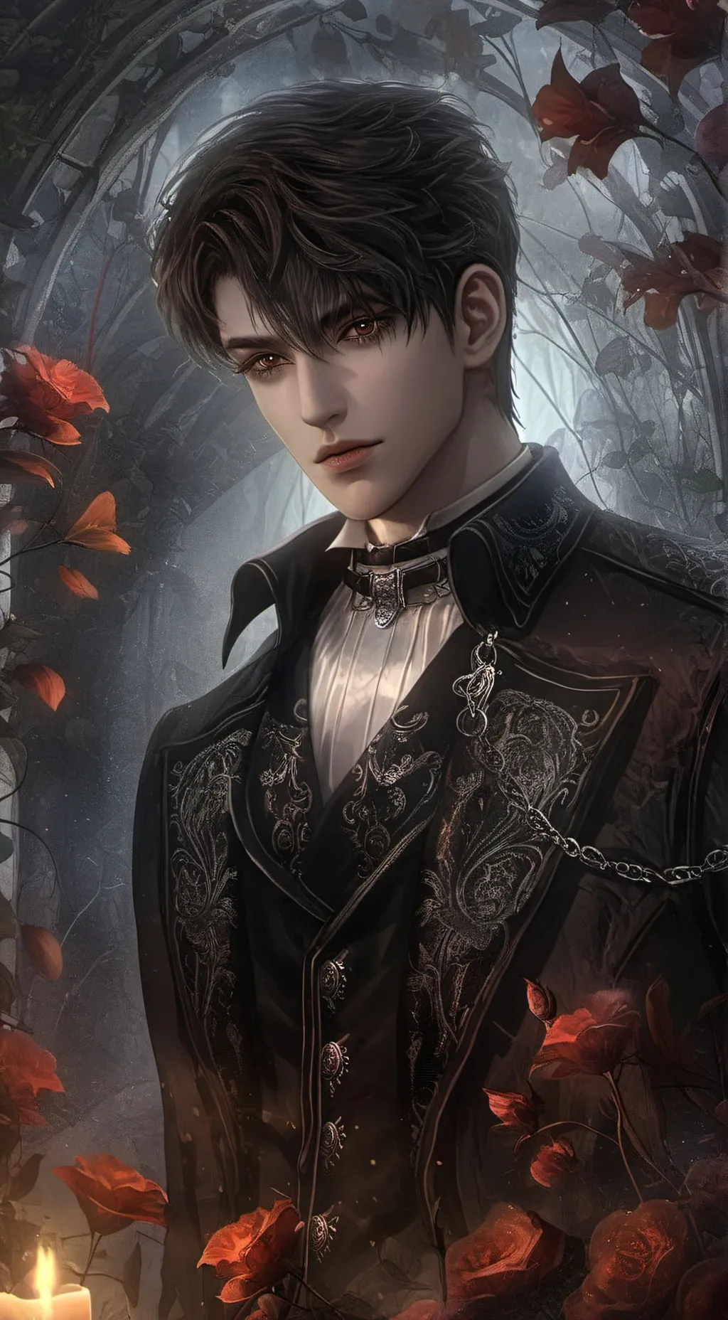 ai character: саша черн background