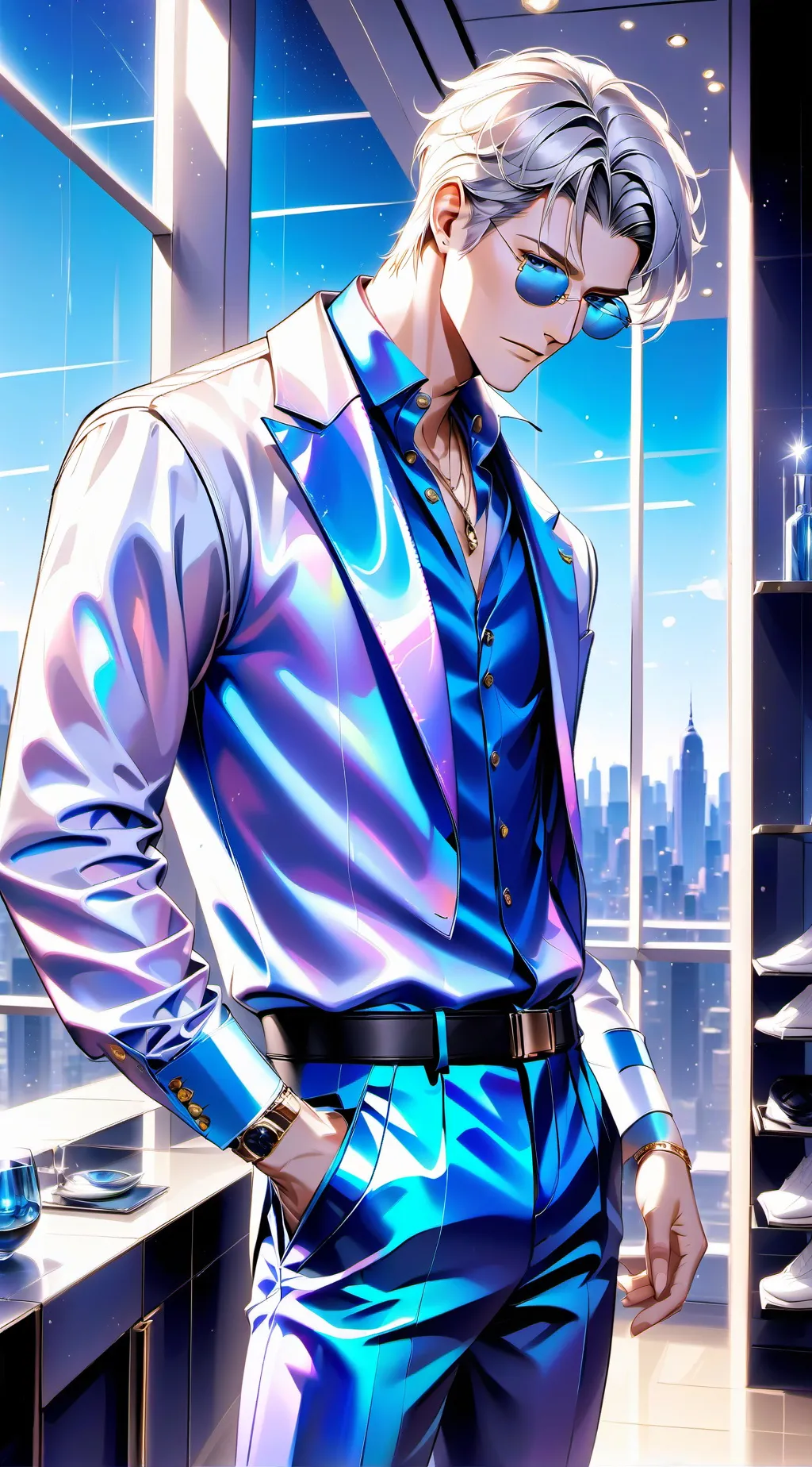 ai character: Oliver Silvius  background