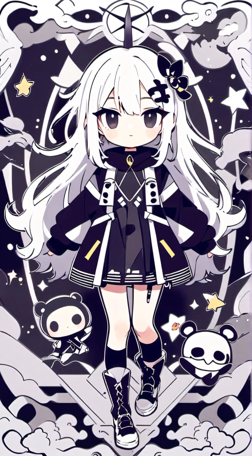 ai character: shop background