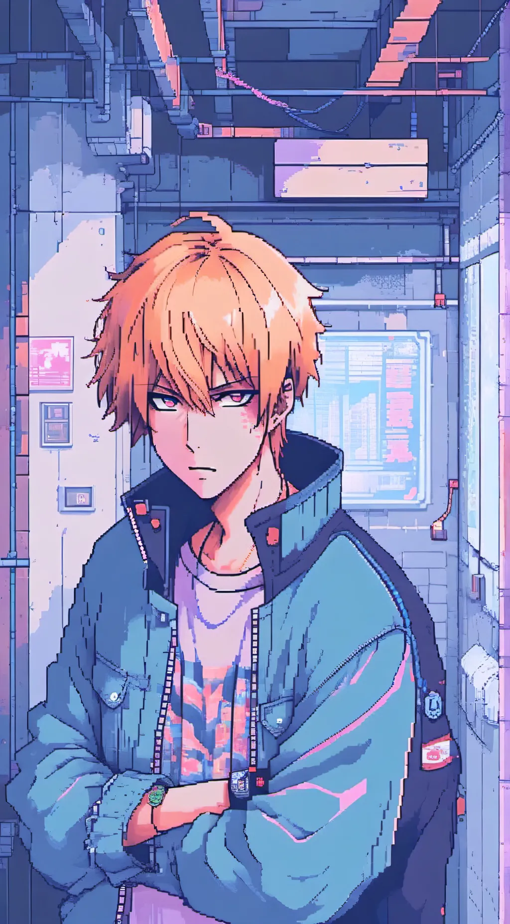 ai character: Stranded ￼ background