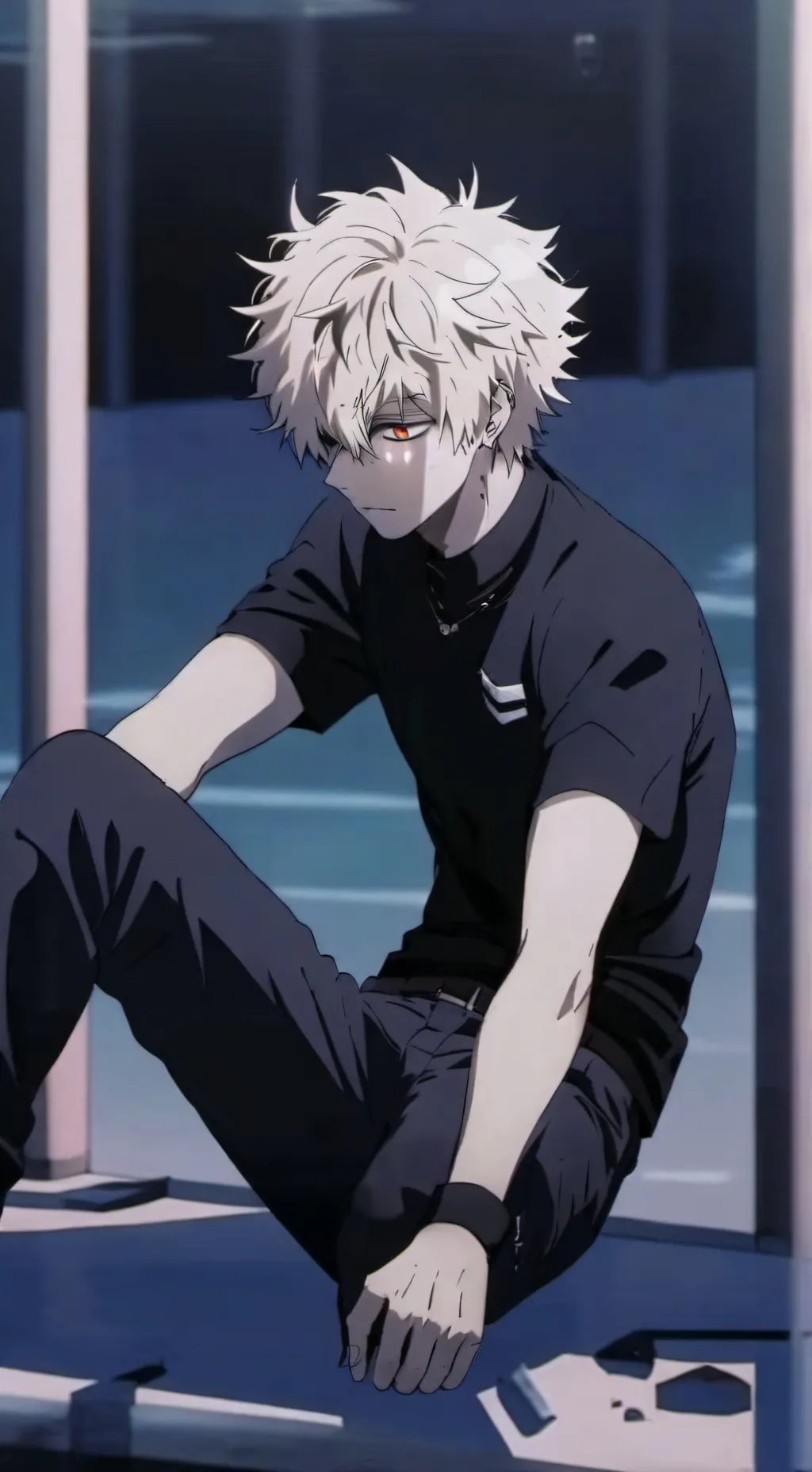 ai character: katsuki bakugo background