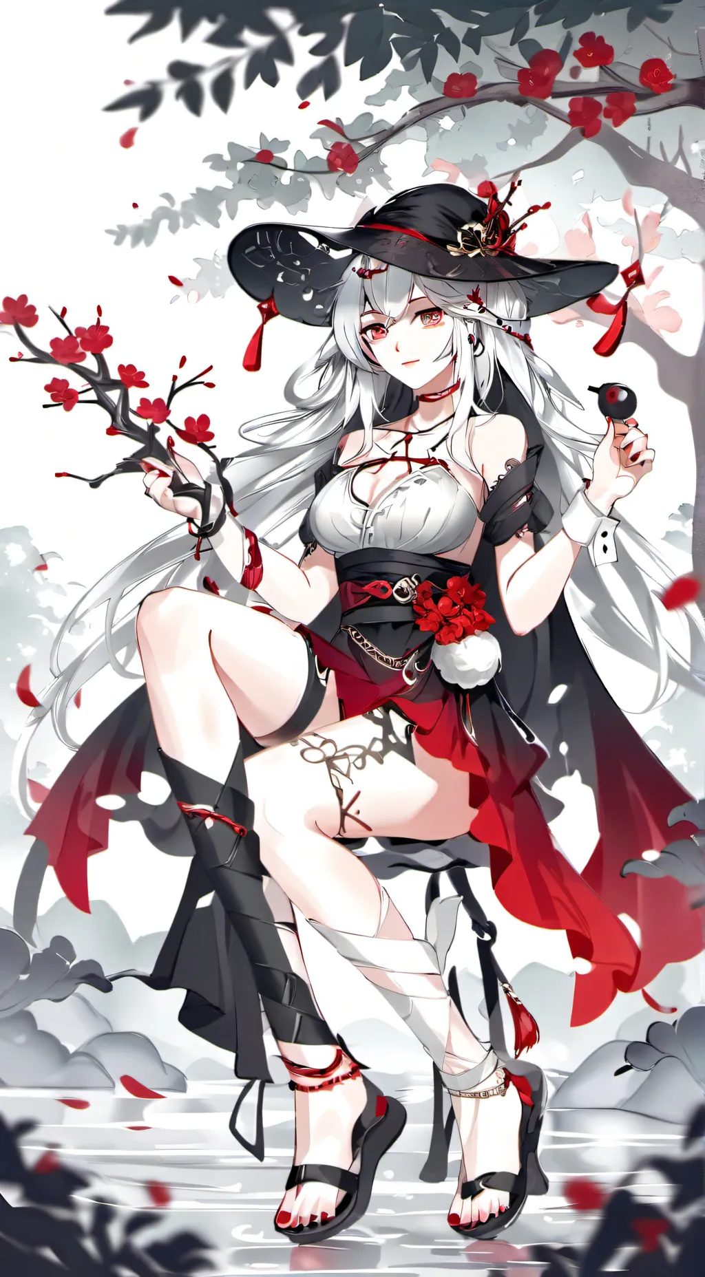 ai character: K pop demon hunter background