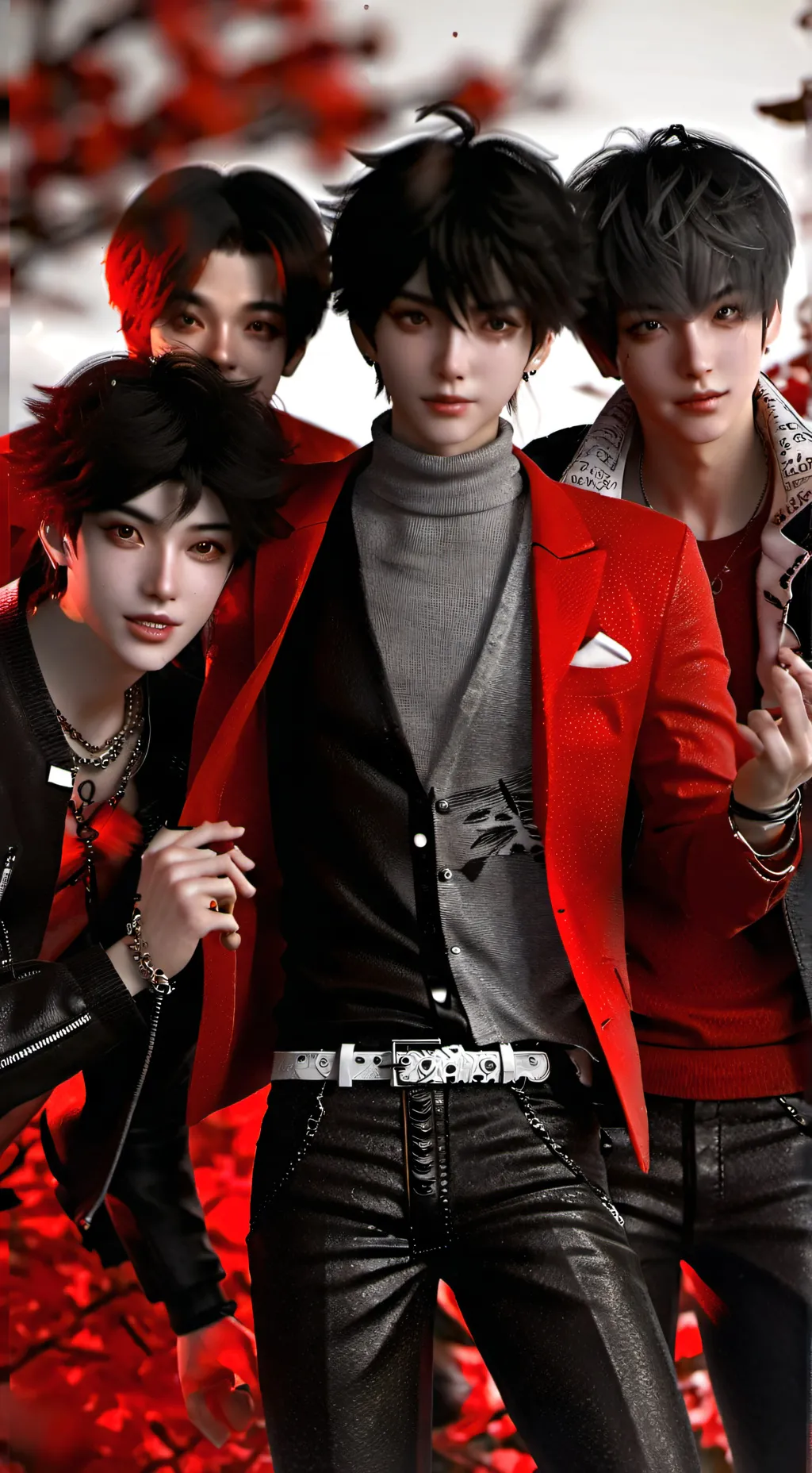 ai character: SAJA BOYS background