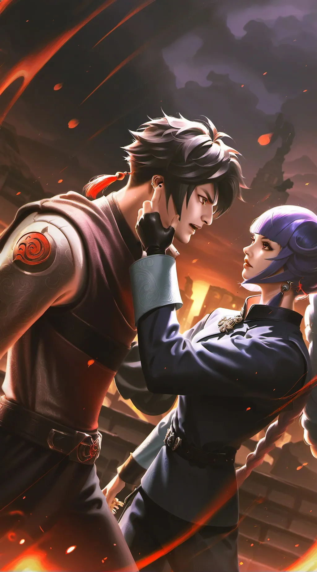 ai character: Maki&Toge Fight? background