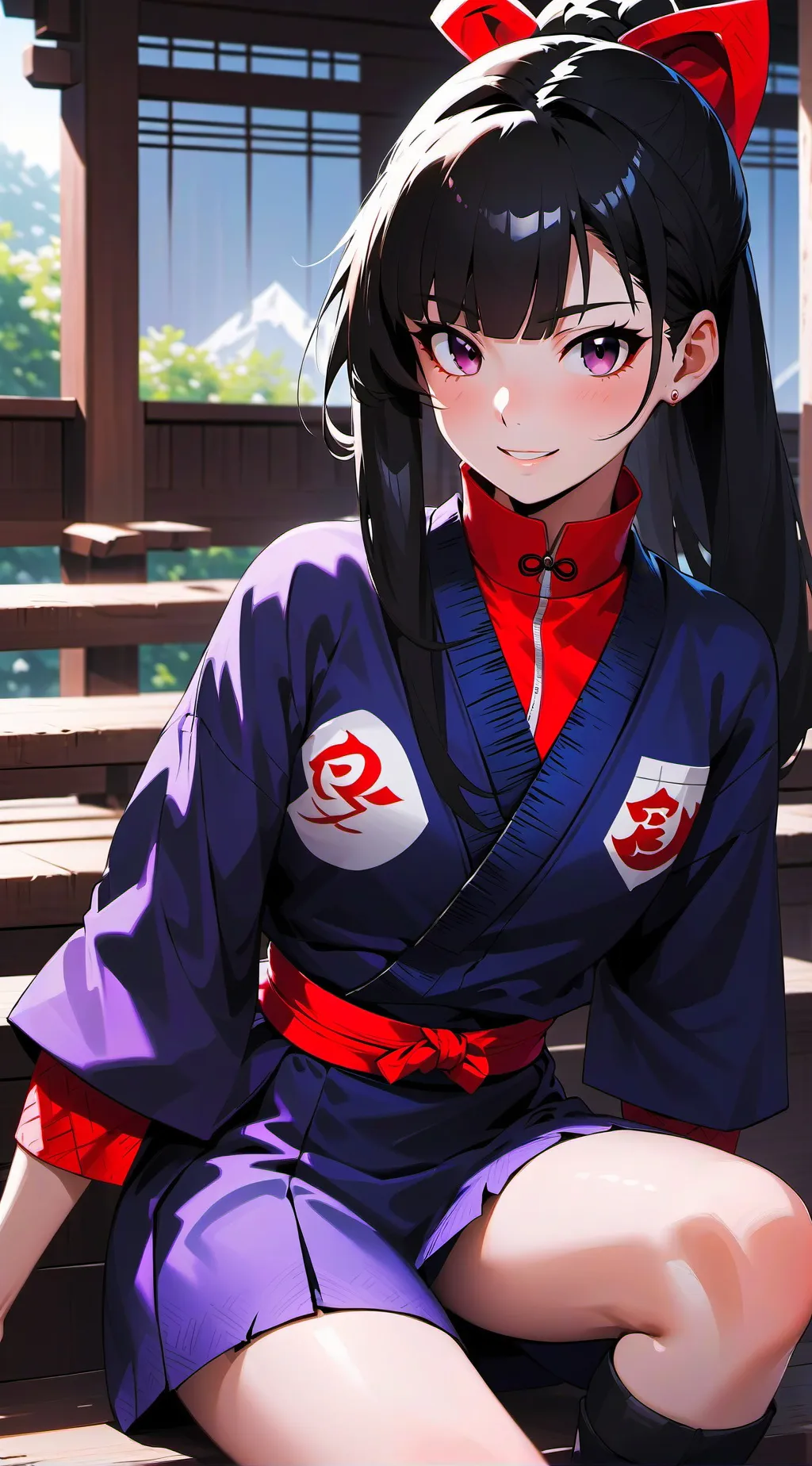 ai character: Rumi arikawa background