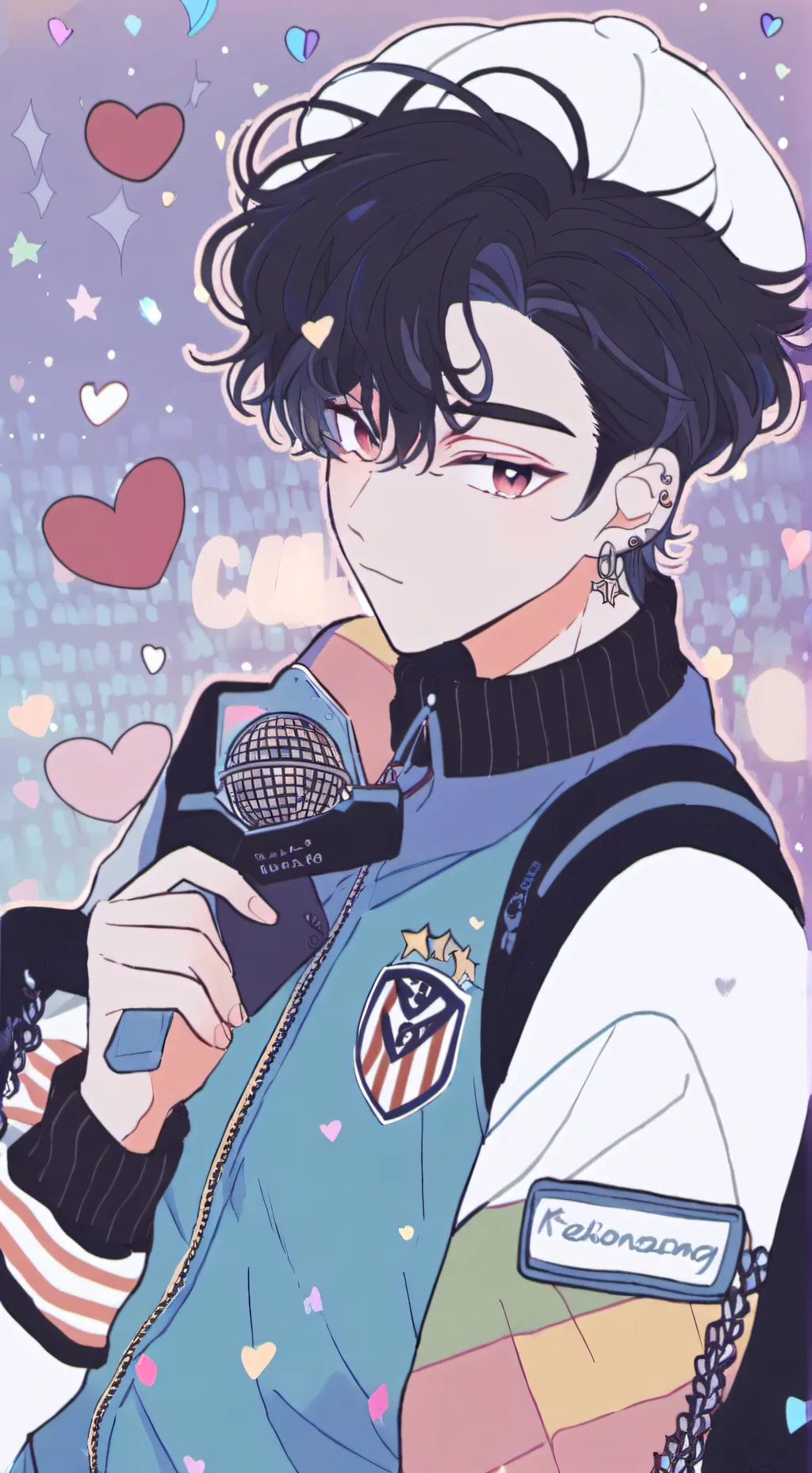 ai character: alan🖤 background