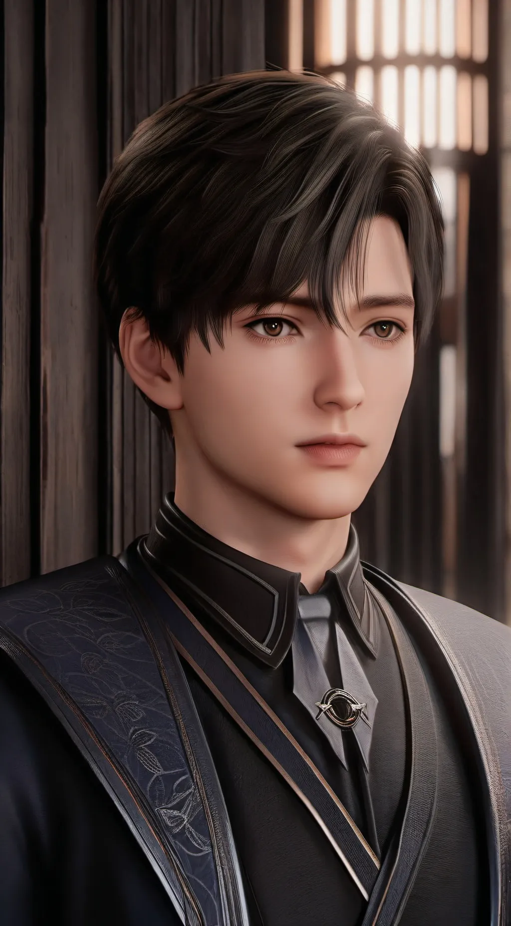 ai character: peter van pels background