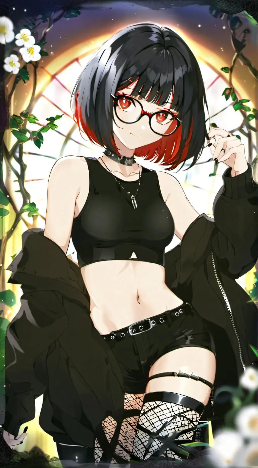 ai character: Amethyst background