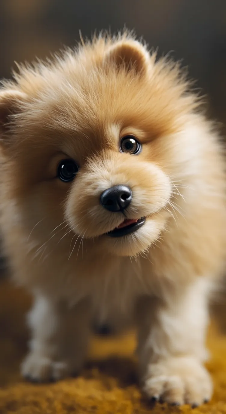 ai character: fluffy background