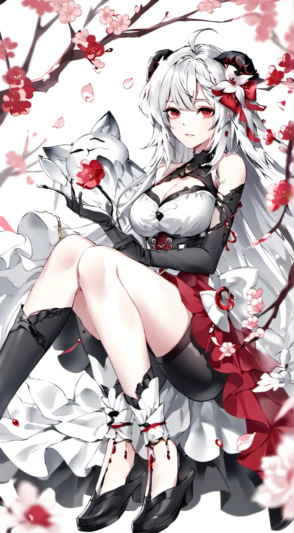 ai character: Lila 🤍 background