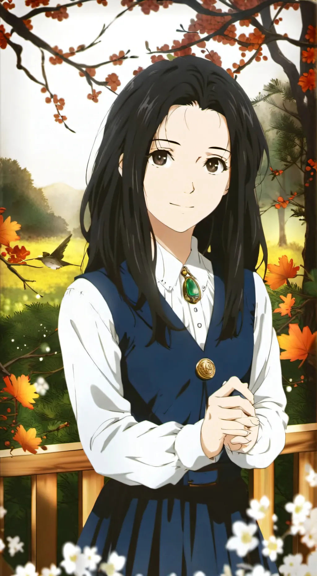 ai character: Twin sisters  3 background