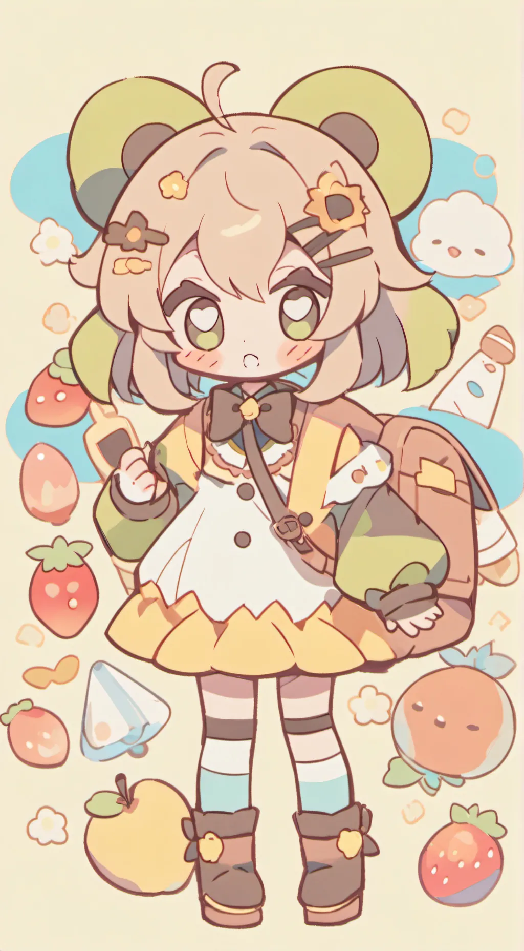 ai character: MHA ADHD background