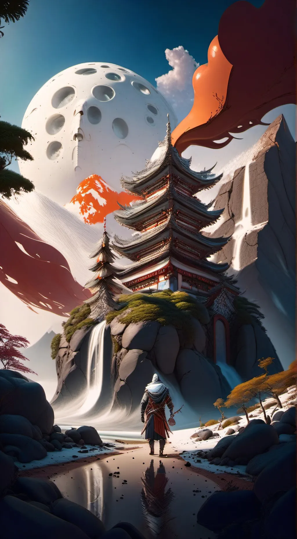 ai character: fruta mamut background