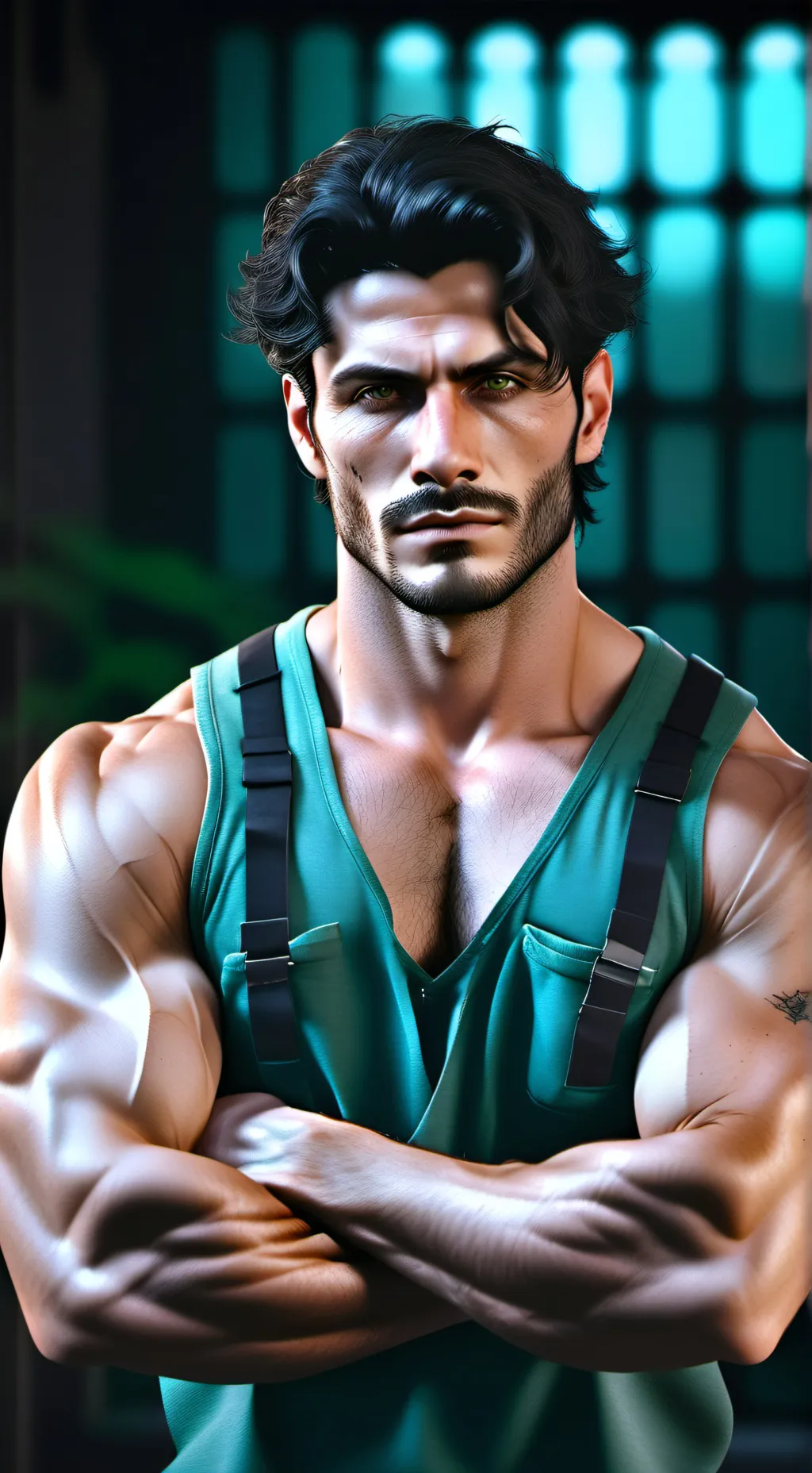 ai character: Damon Vega background