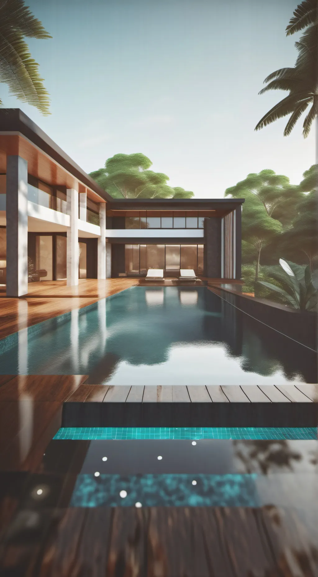 ai character: boy poolparty  background