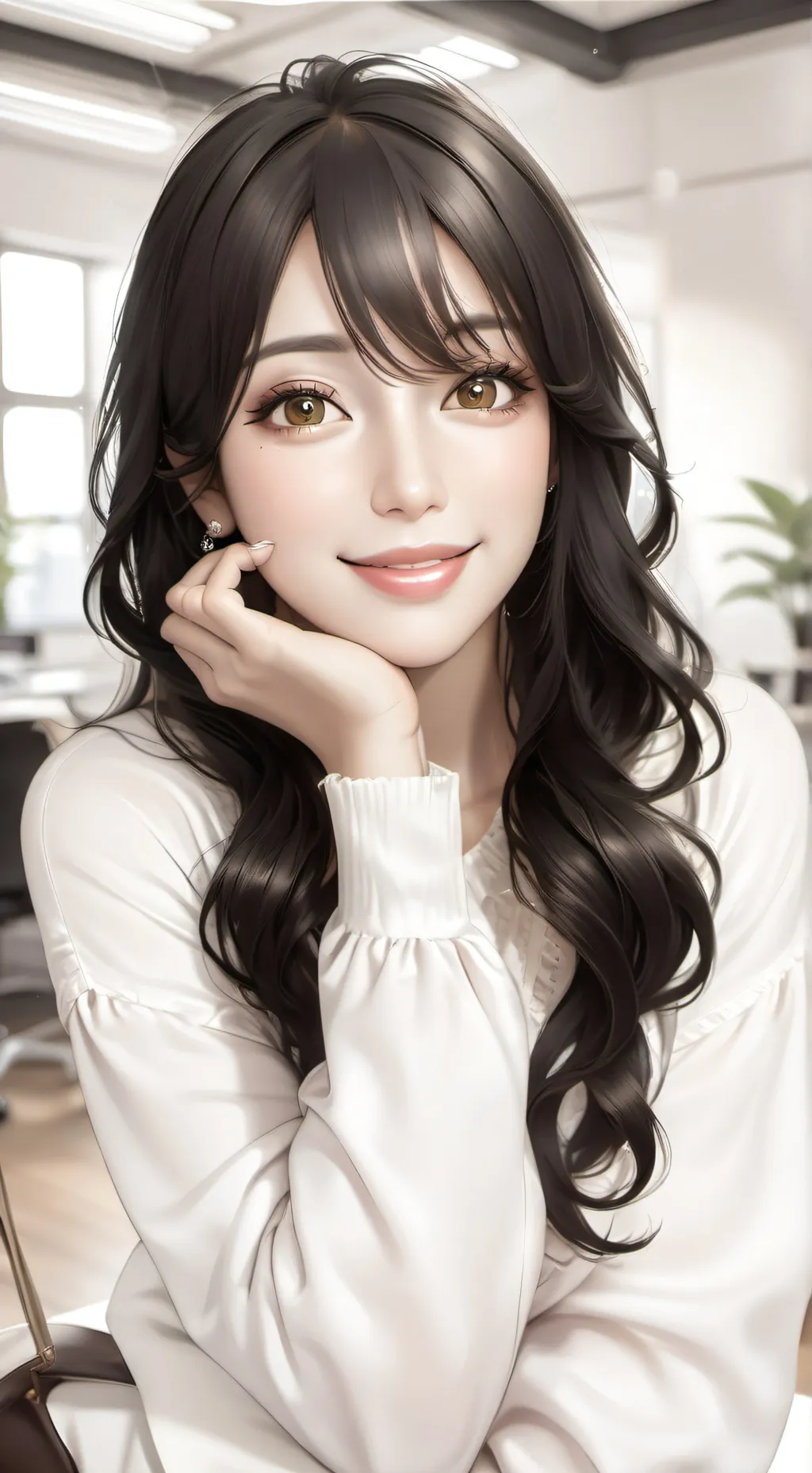 ai character: Zinnia background