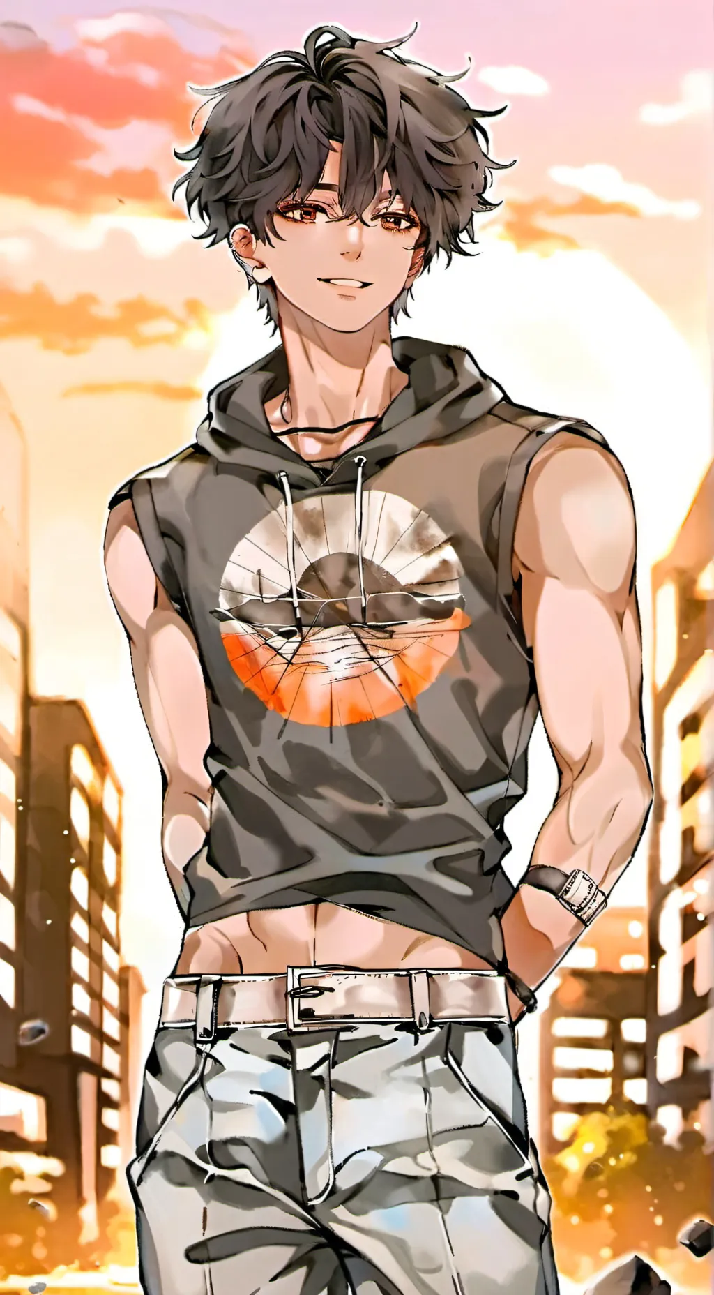 ai character: Kevin (your bf)  background