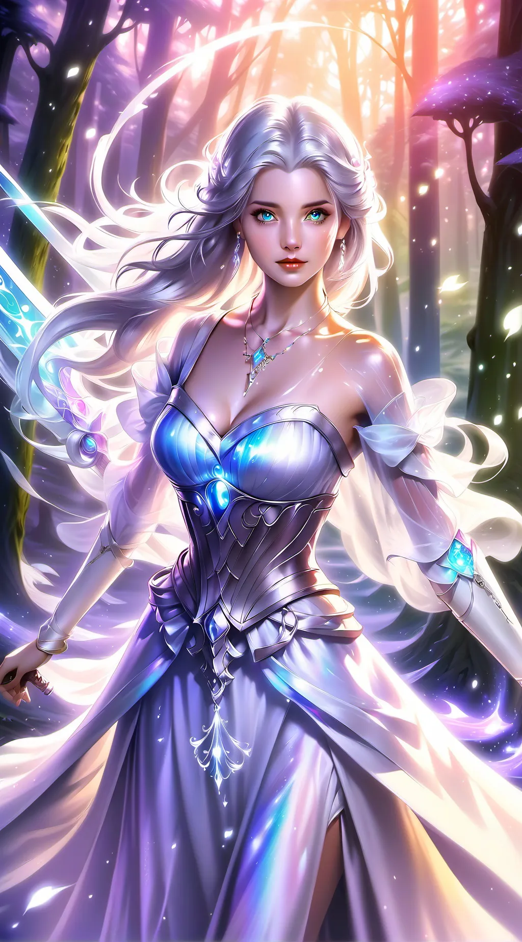 ai character: Luna  background