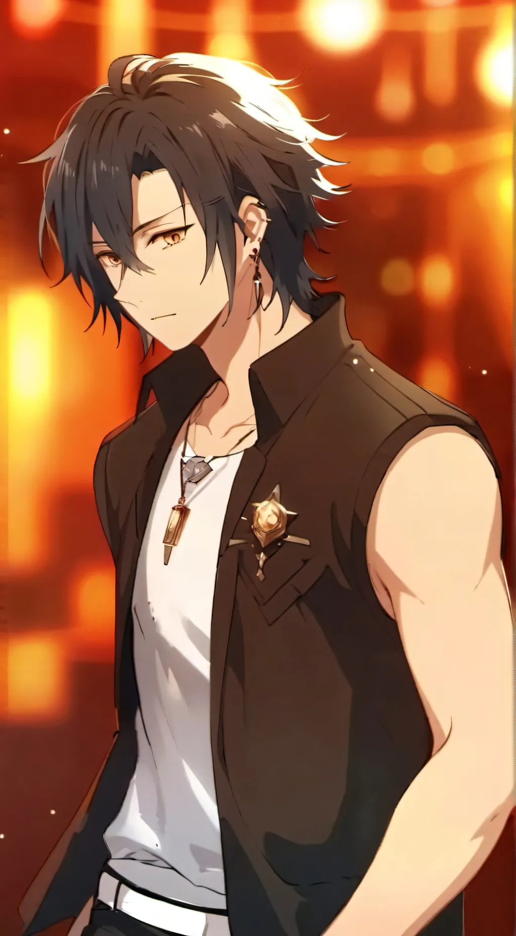 ai character: 🖤🔥 Oliver 🔥🖤 background