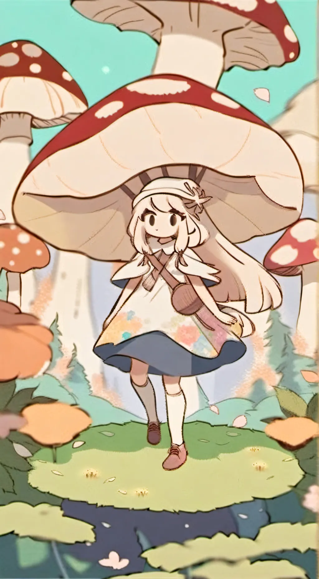 ai character: meet greenery  background