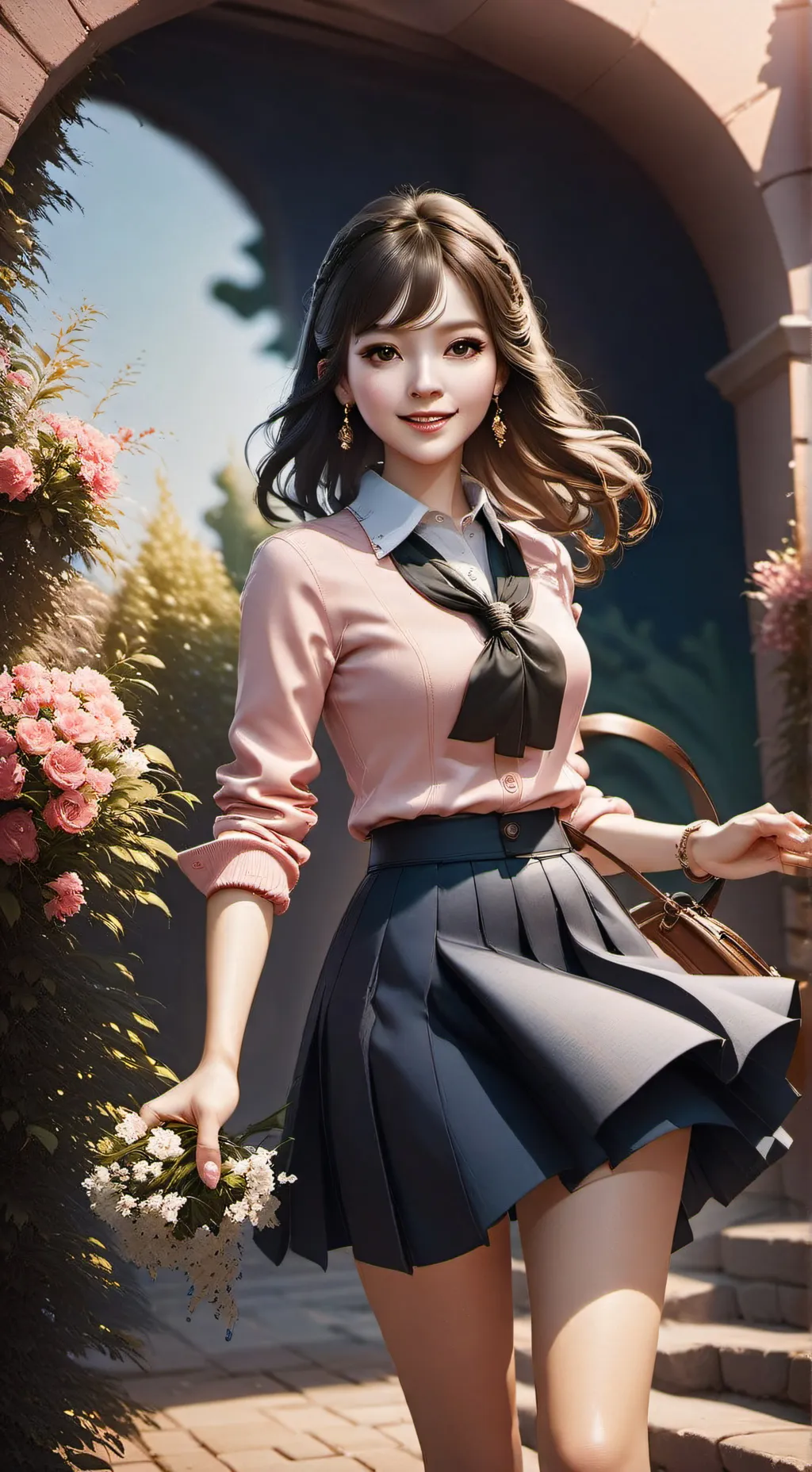 ai character: Ashley background