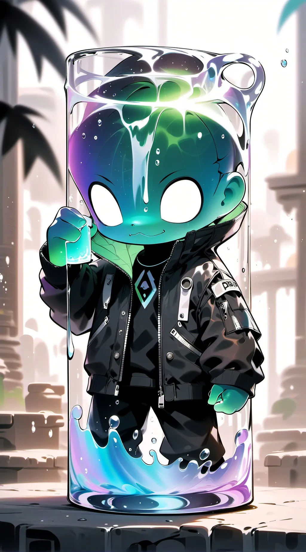 ai character: Crk background