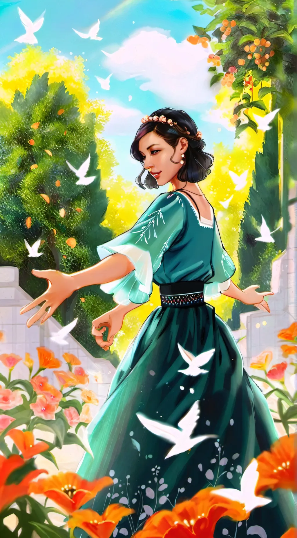 ai character: Lilly  background