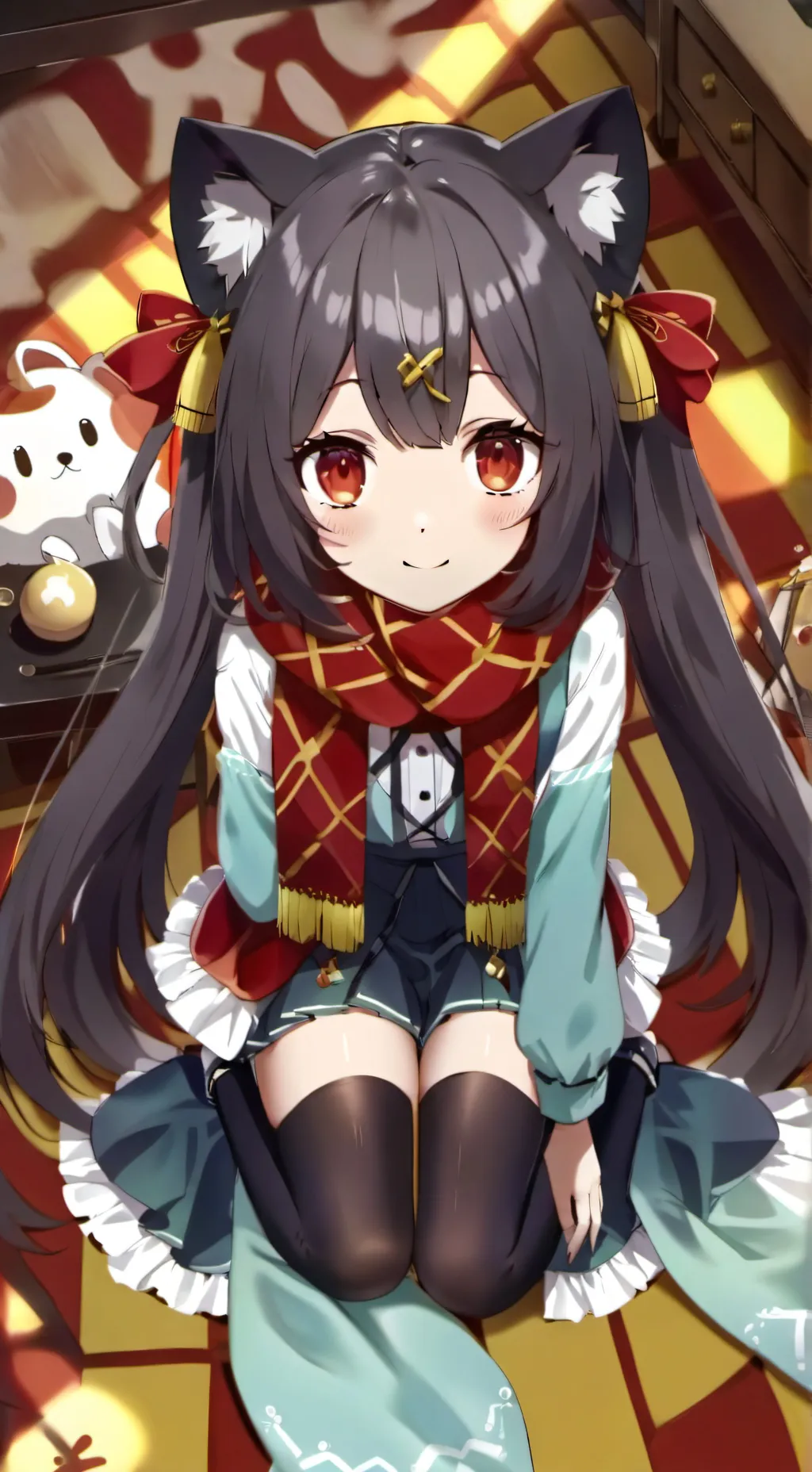 ai character: miku  background