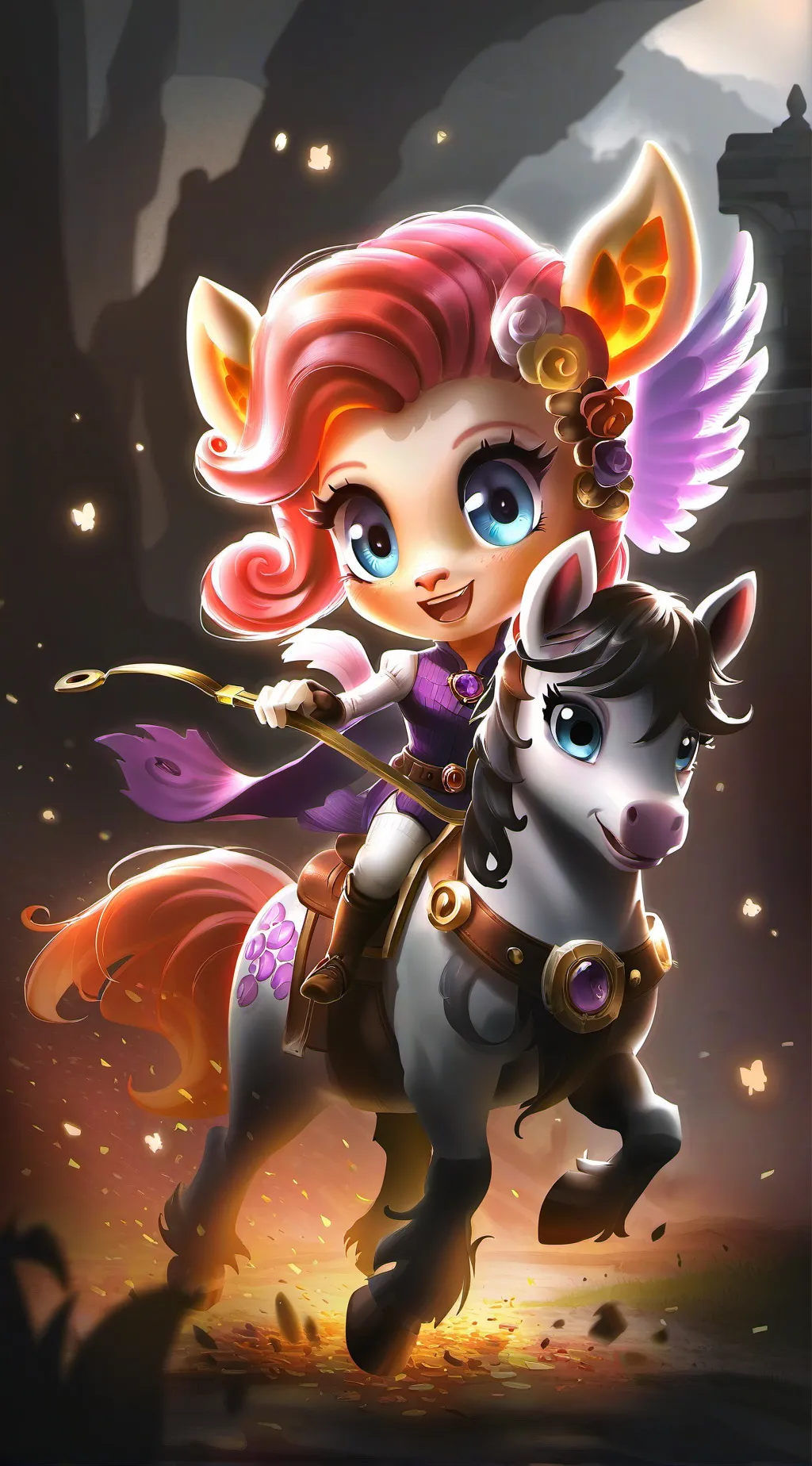 ai character: Sweetie belle background