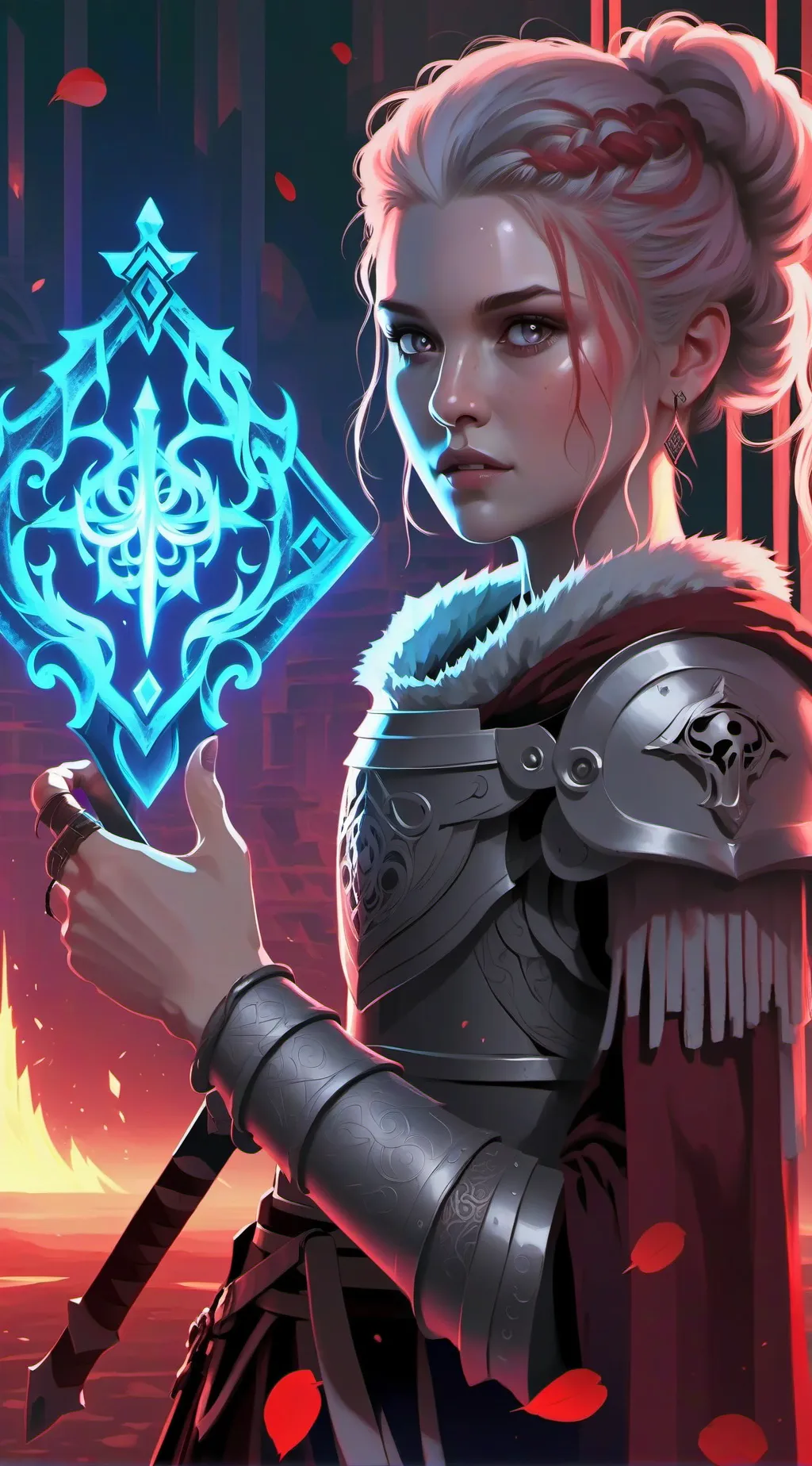 ai character: Кара background