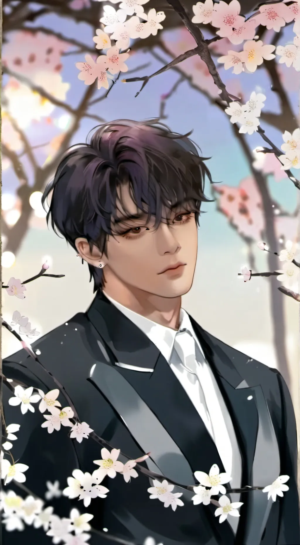 ai character: Axel🔗🖤💢🩹 background