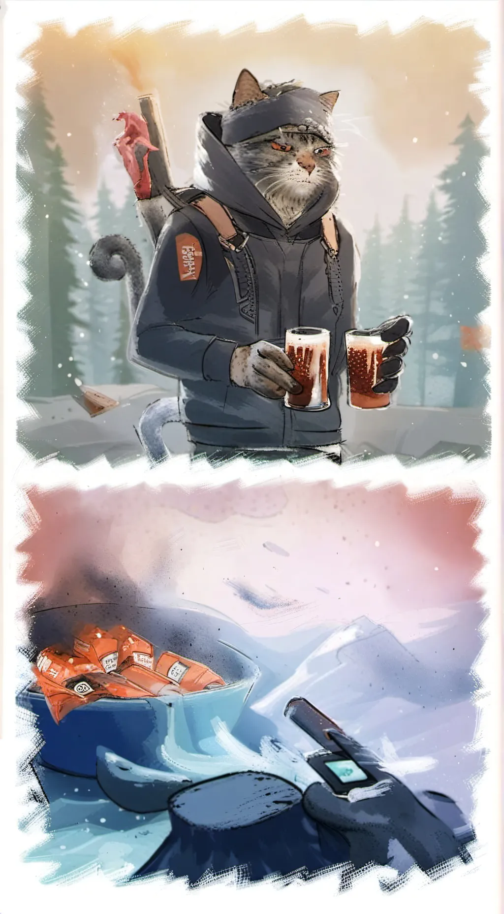 ai character: Tiktik background