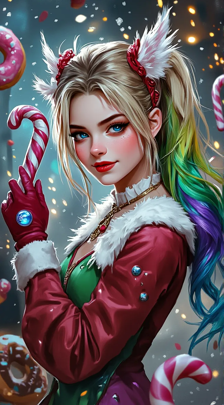 ai character: Harley Quinn background