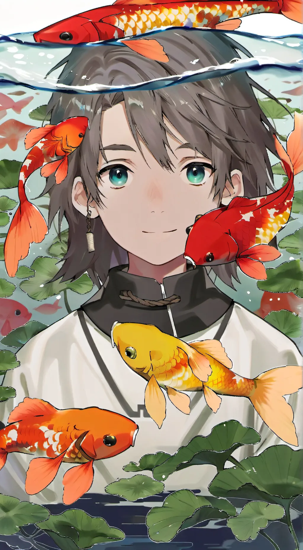 ai character: Orange Whisker Spirit background