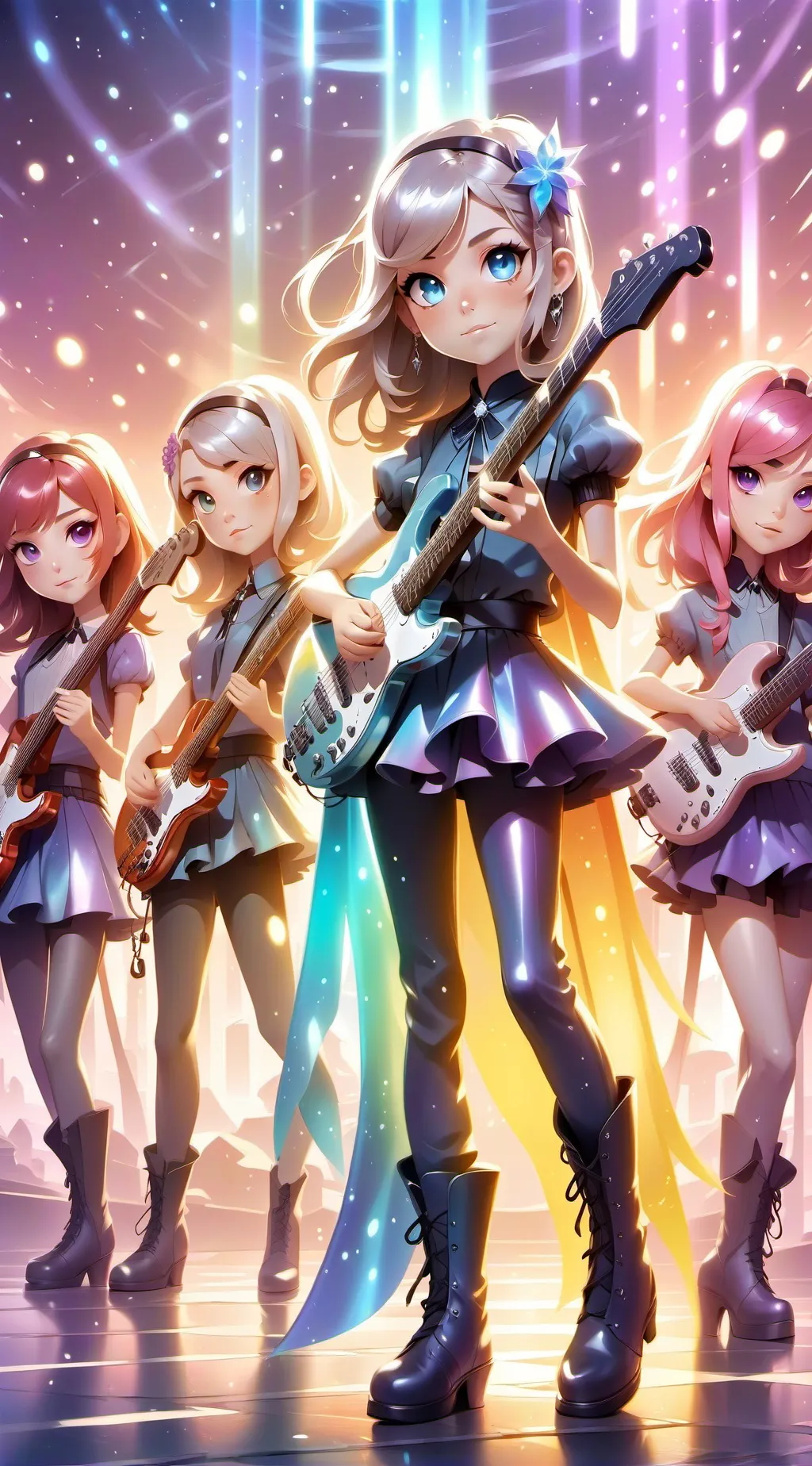 ai character: the butterflies background