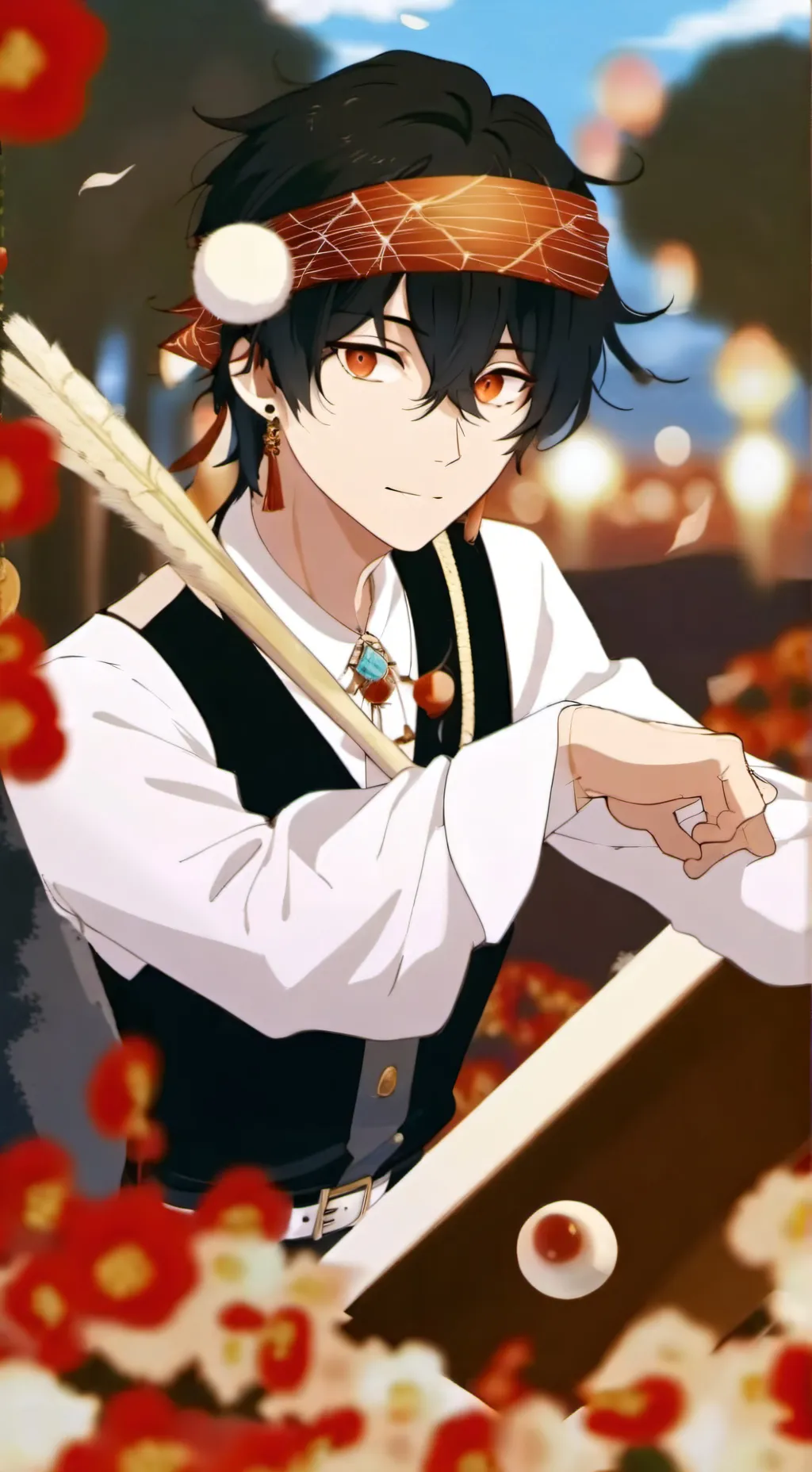 ai character: Neji background