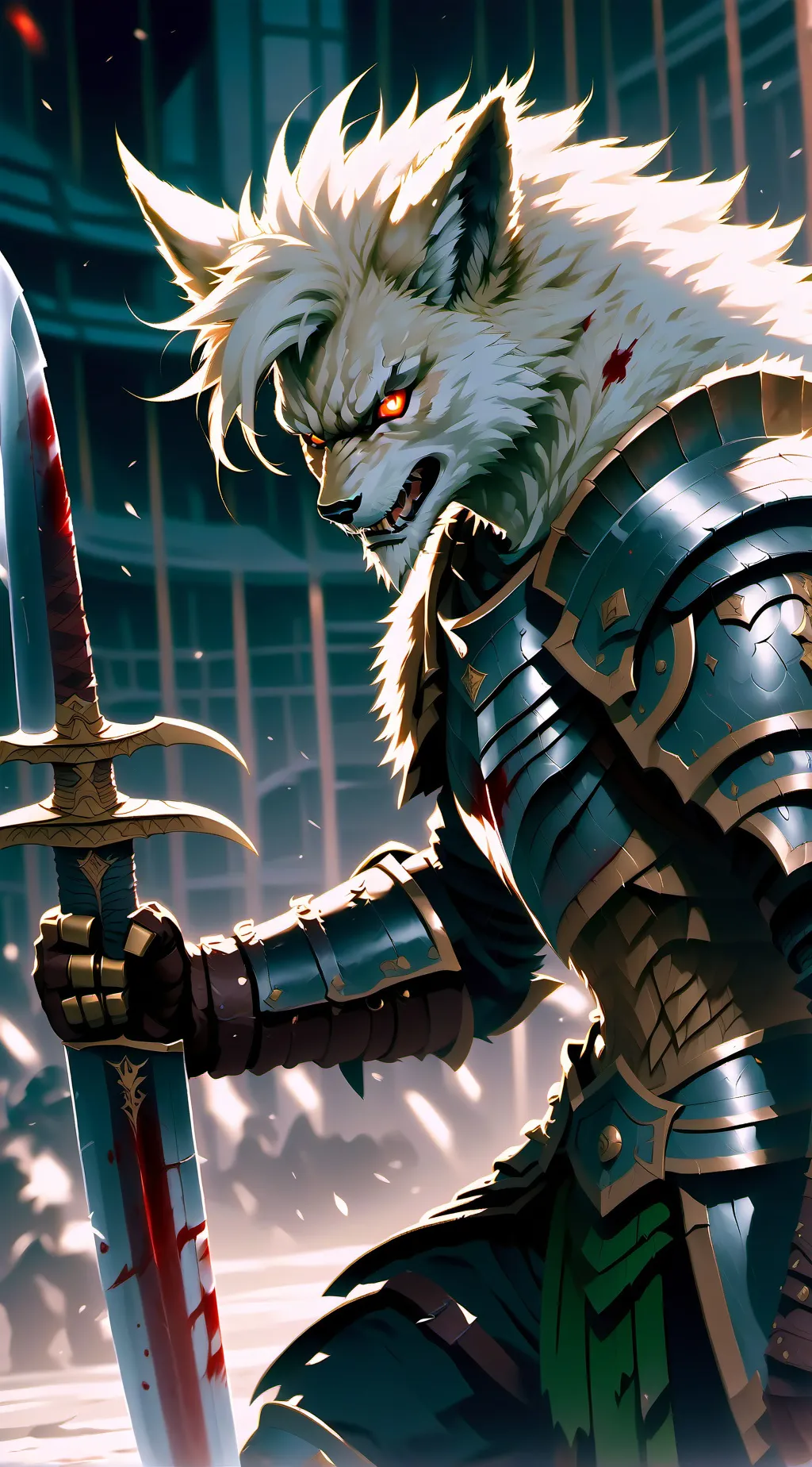 ai character: Lunarfang background