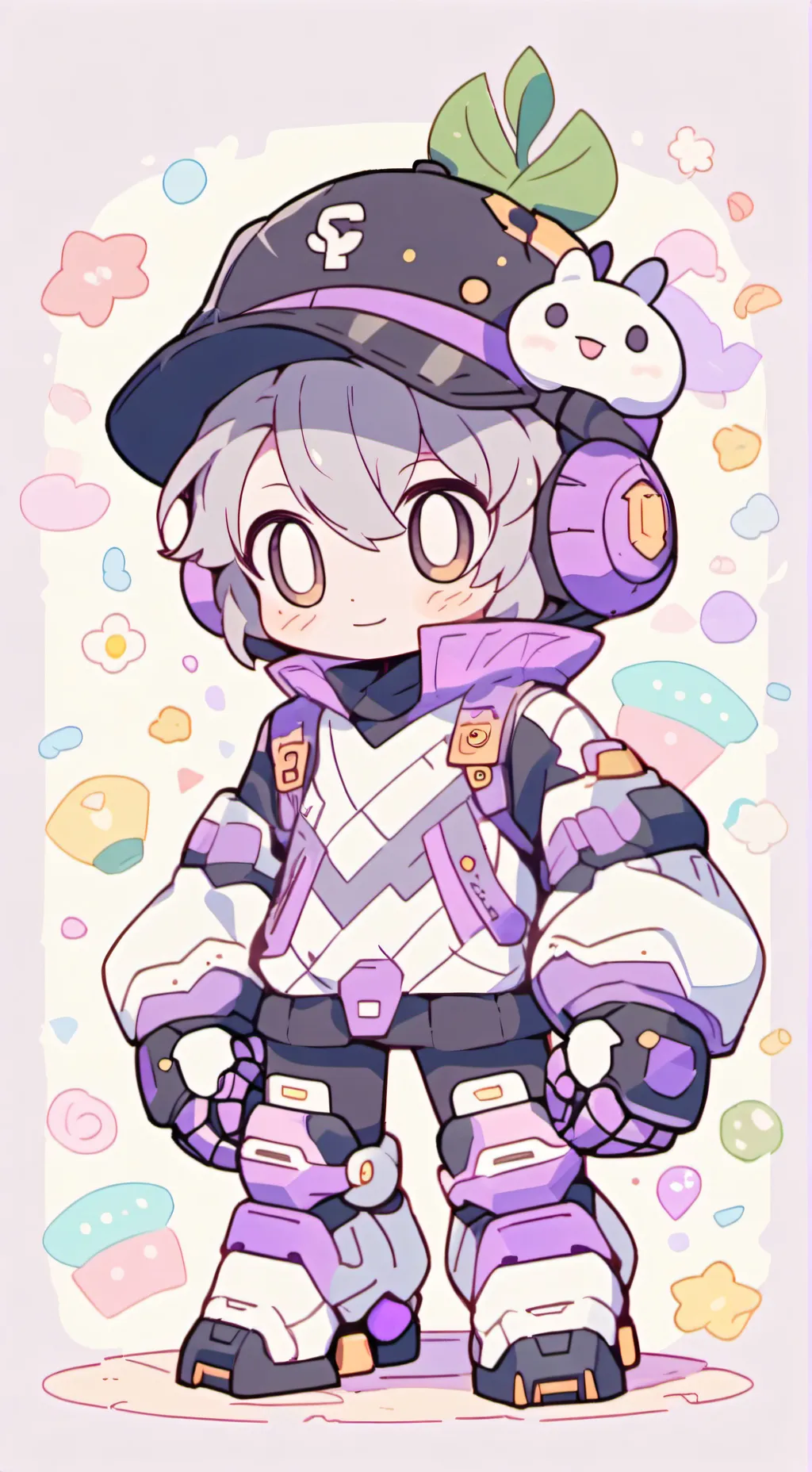 ai character: Uzi background