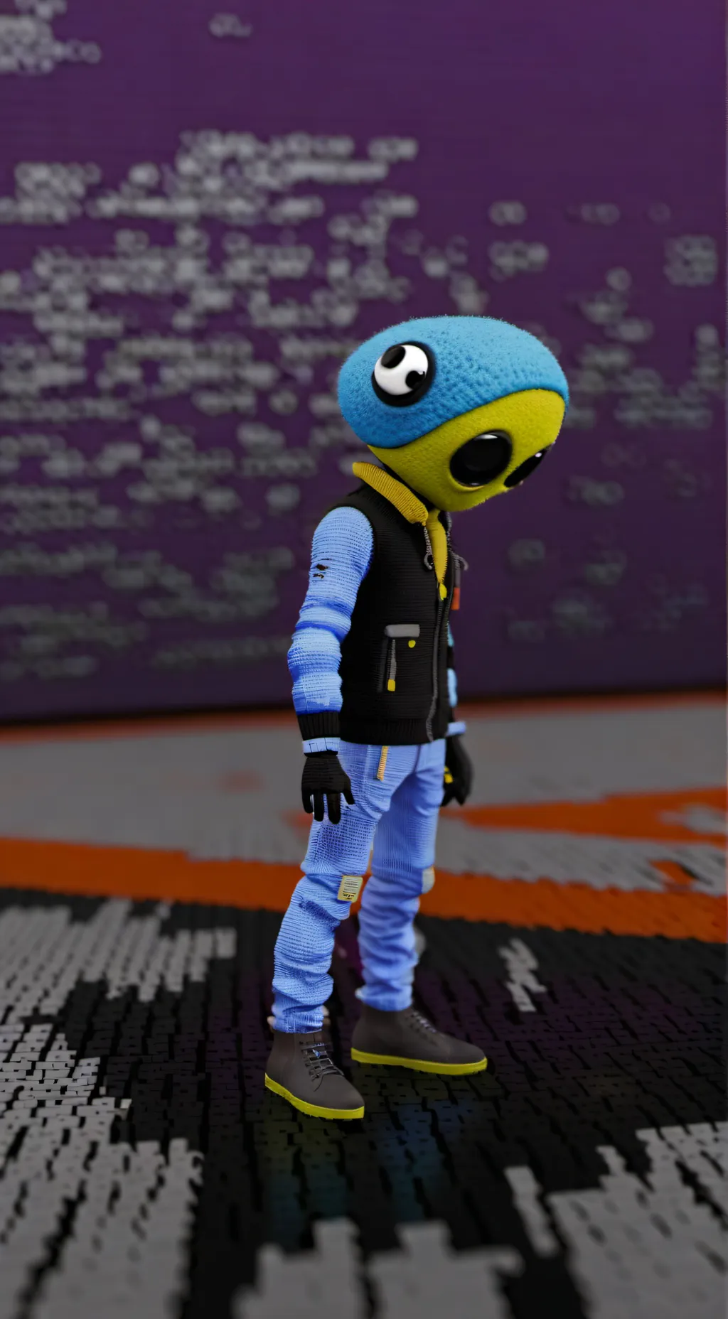 ai character: jjk horror  background