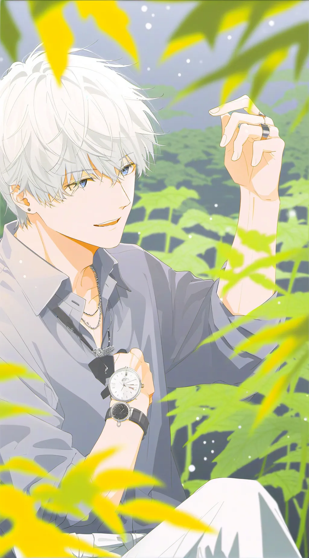 ai character: Рон background