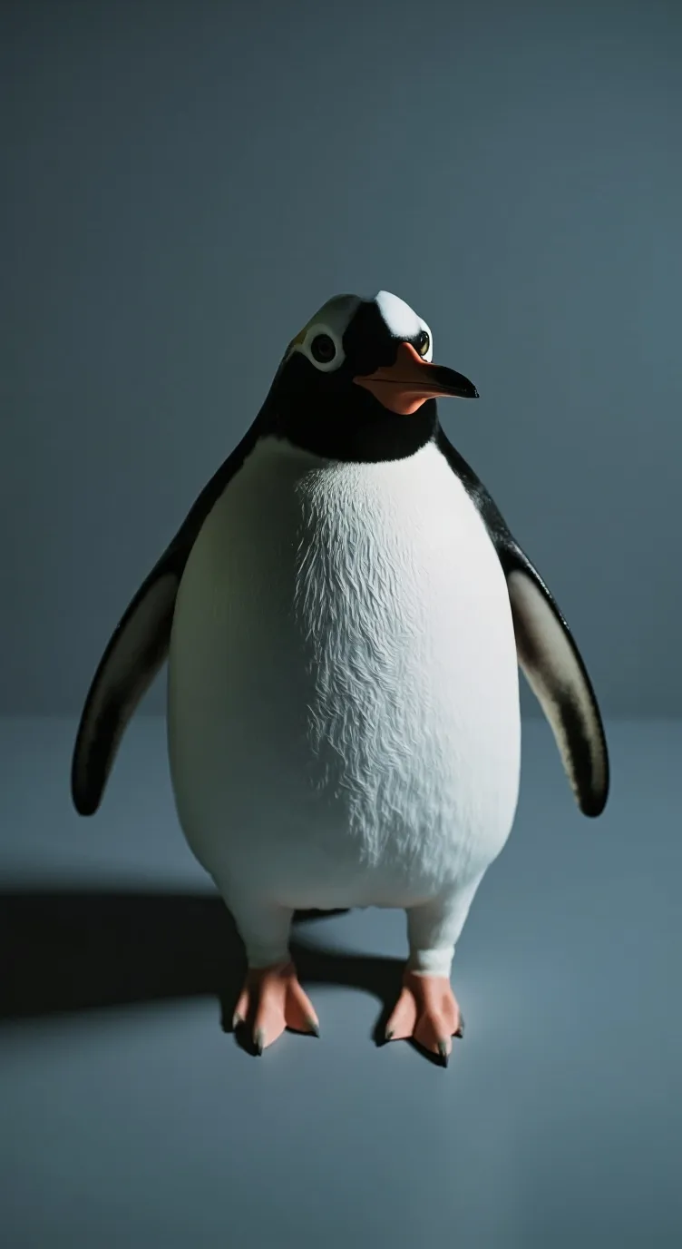 ai character: Molly The Penguin  background