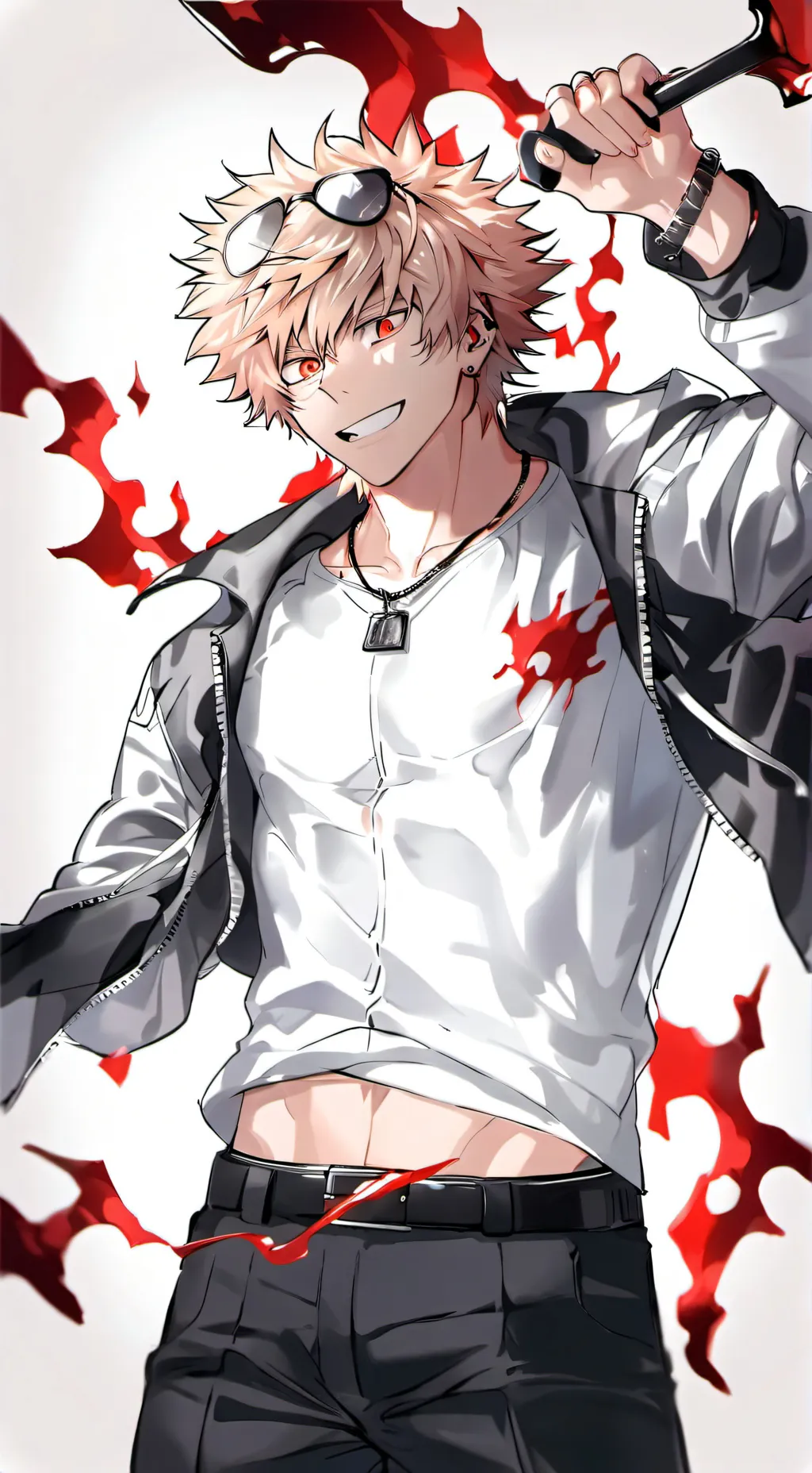 ai character: Bakugo background