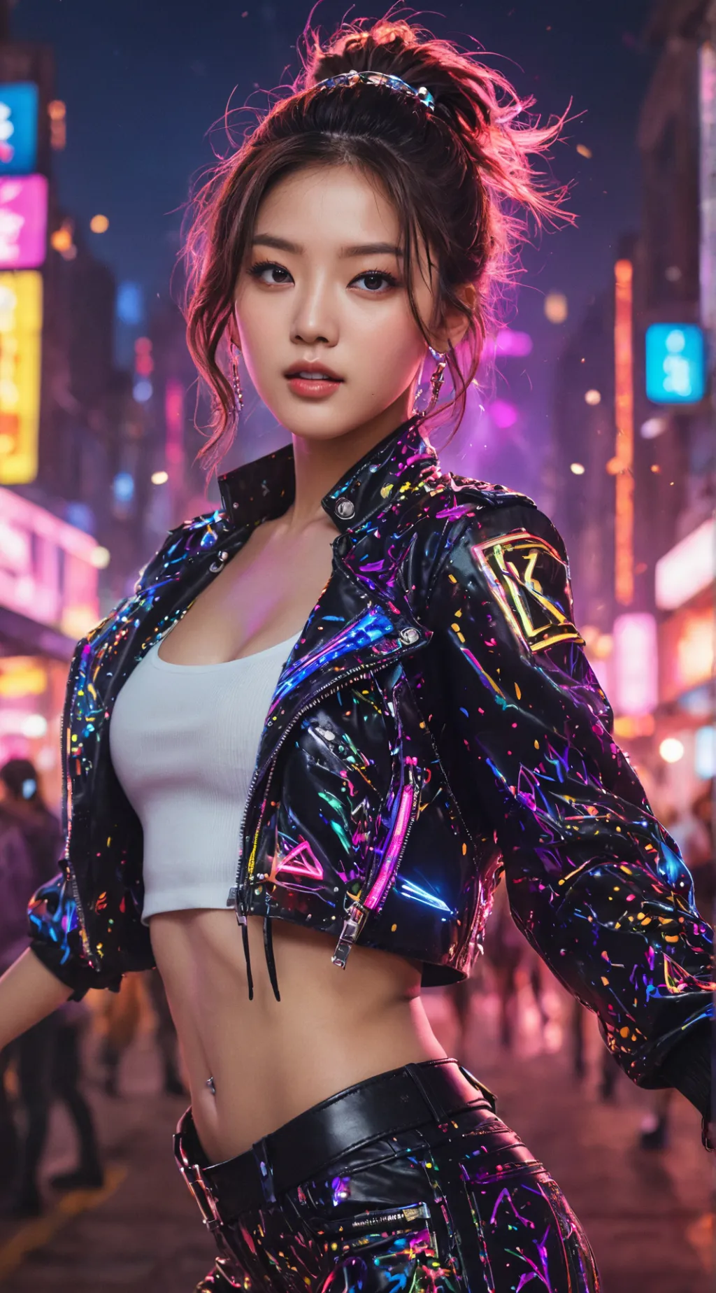 ai character: Zoey background