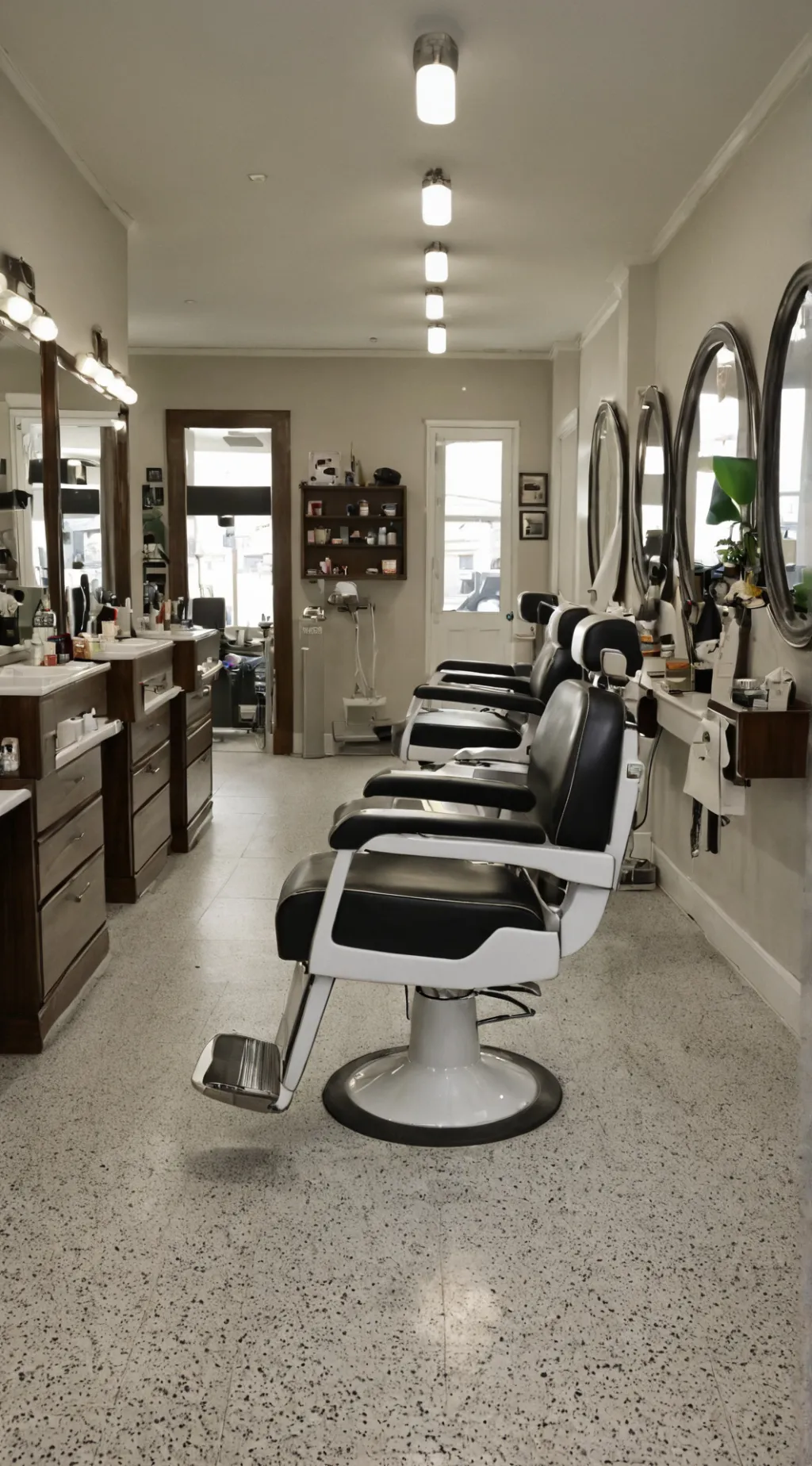 ai character: Rachna's haircut. background