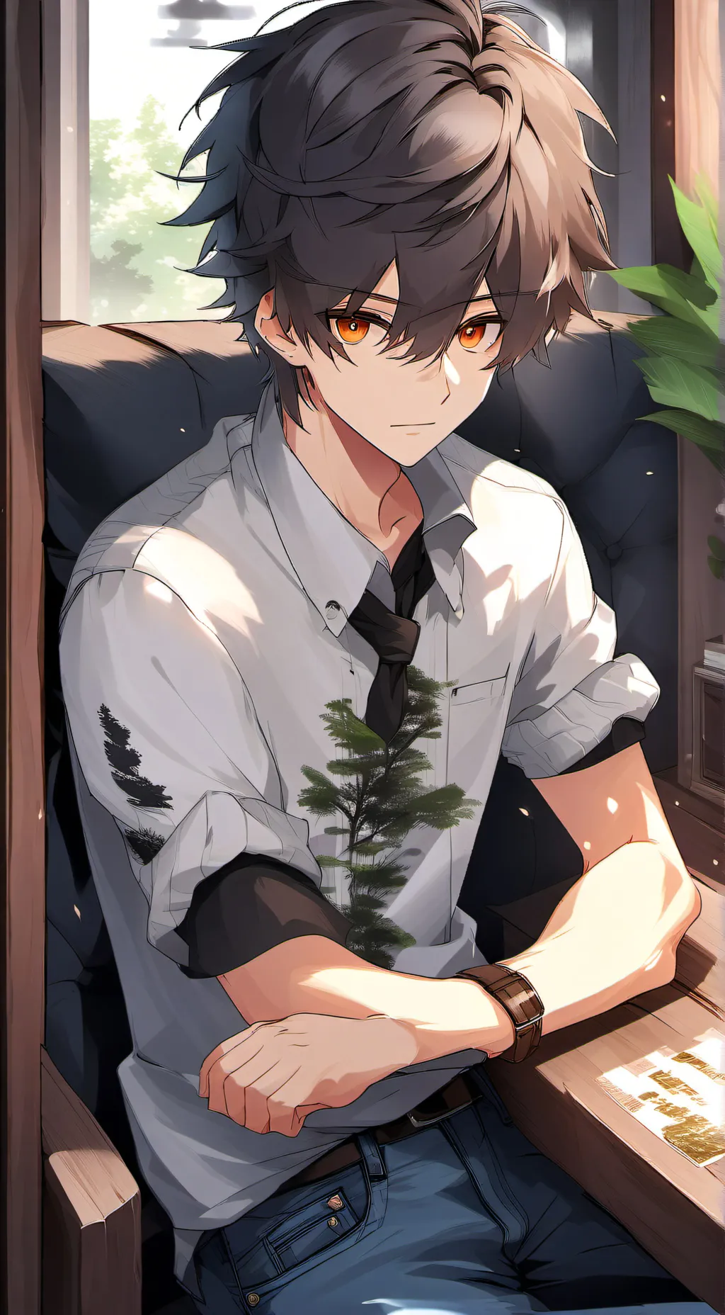 ai character: Tim  background