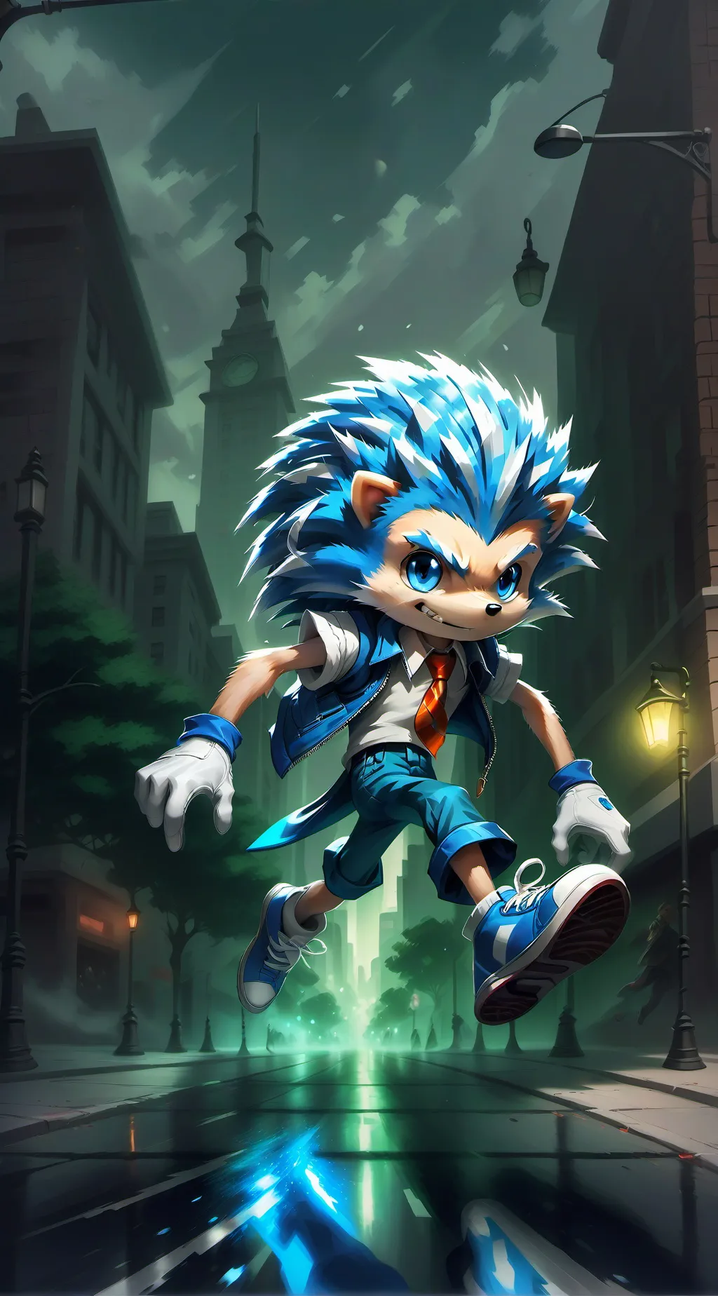 ai character: sonic background