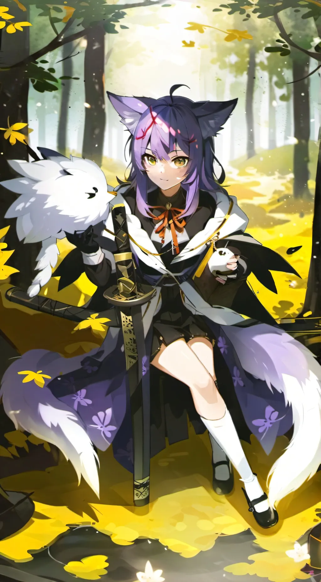 ai character: miya  background